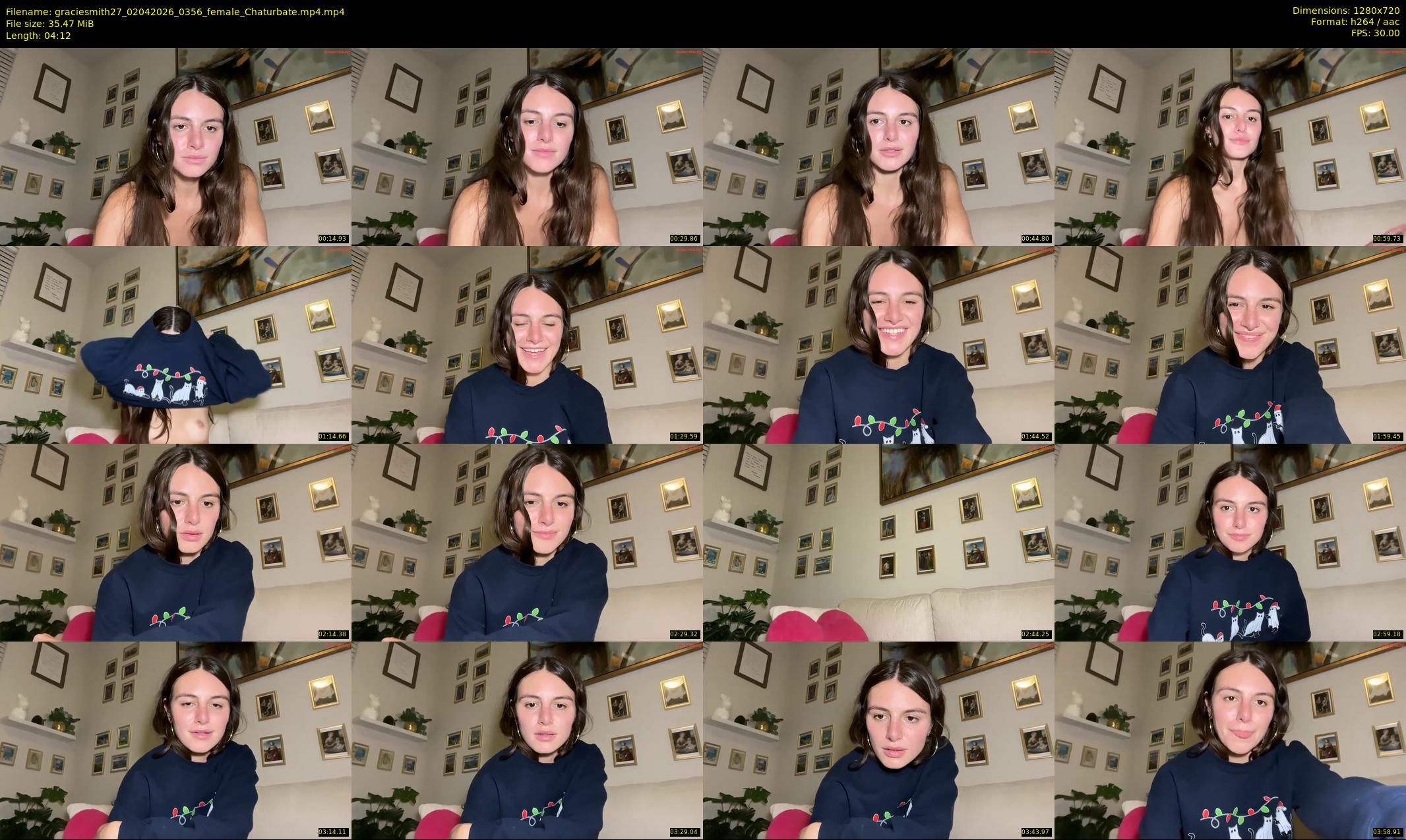 graciesmith27 — 5 minute Chaturbate female cam show recording, 720p, Apr 2, 2026
