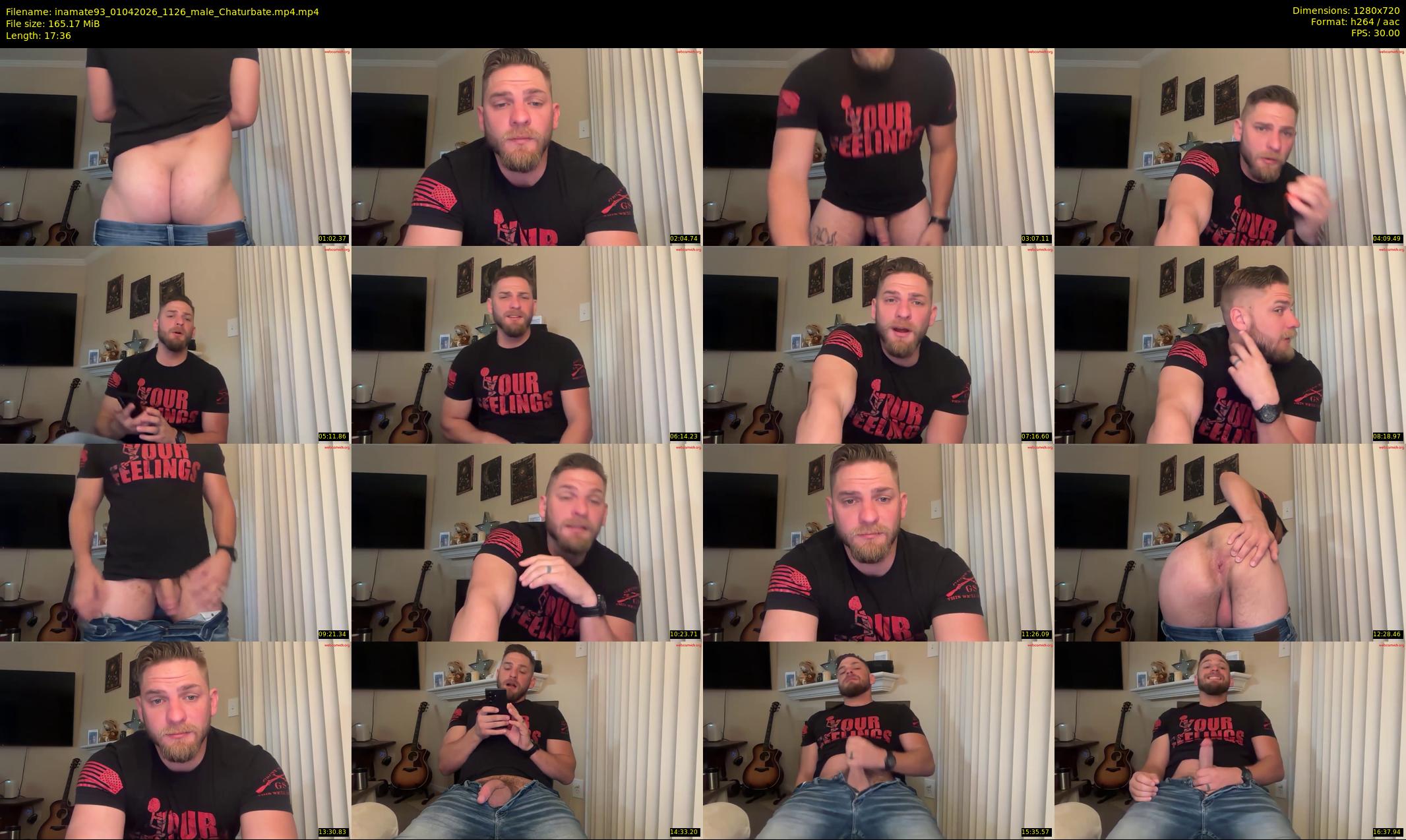 inamate93 — 18 minute Chaturbate male cam show recording, 720p, Apr 1, 2026