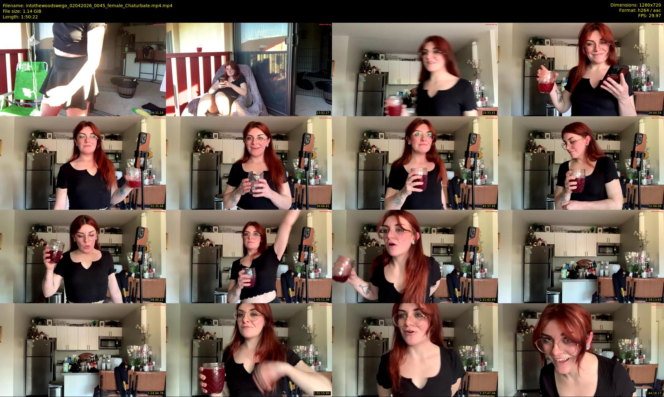 intothewoodswego — 111 minute Chaturbate female cam show recording, 720p, Apr 2, 2026