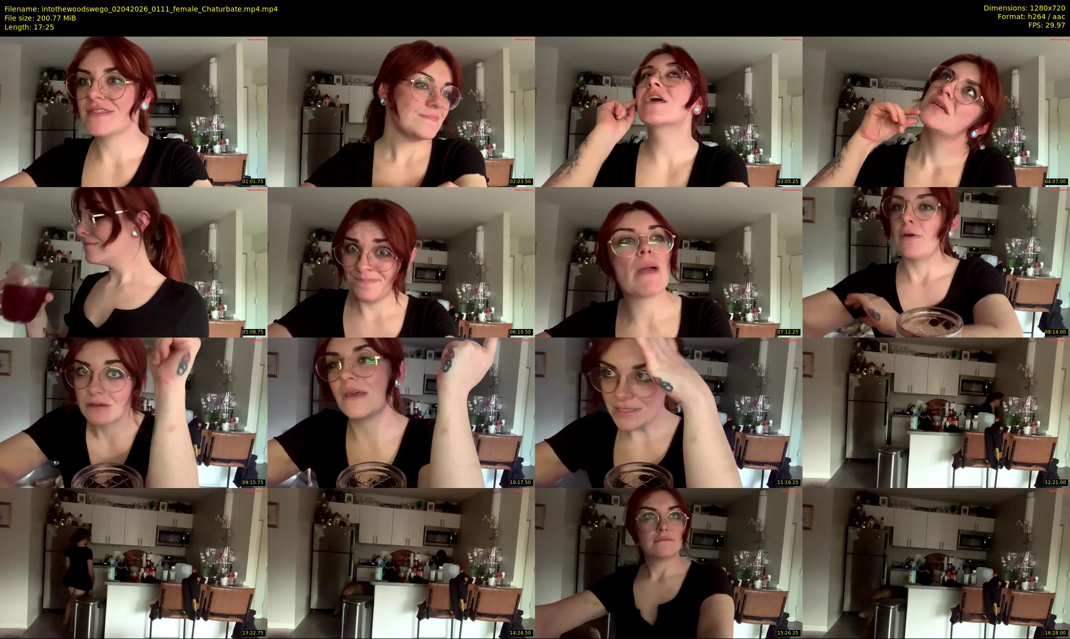 intothewoodswego — 18 minute Chaturbate female cam show recording, 720p, Apr 2, 2026