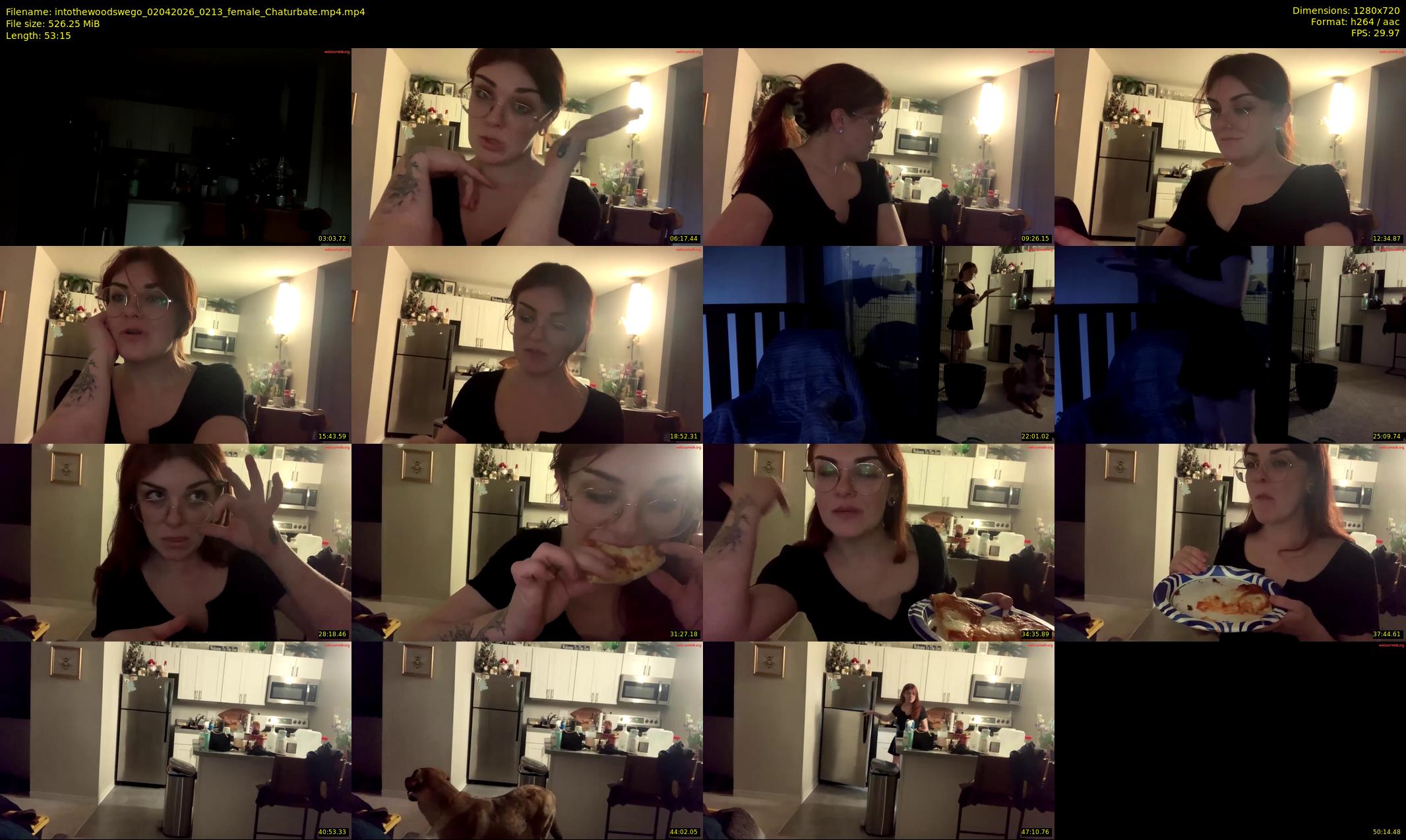 intothewoodswego — 54 minute Chaturbate female cam show recording, 720p, Apr 2, 2026