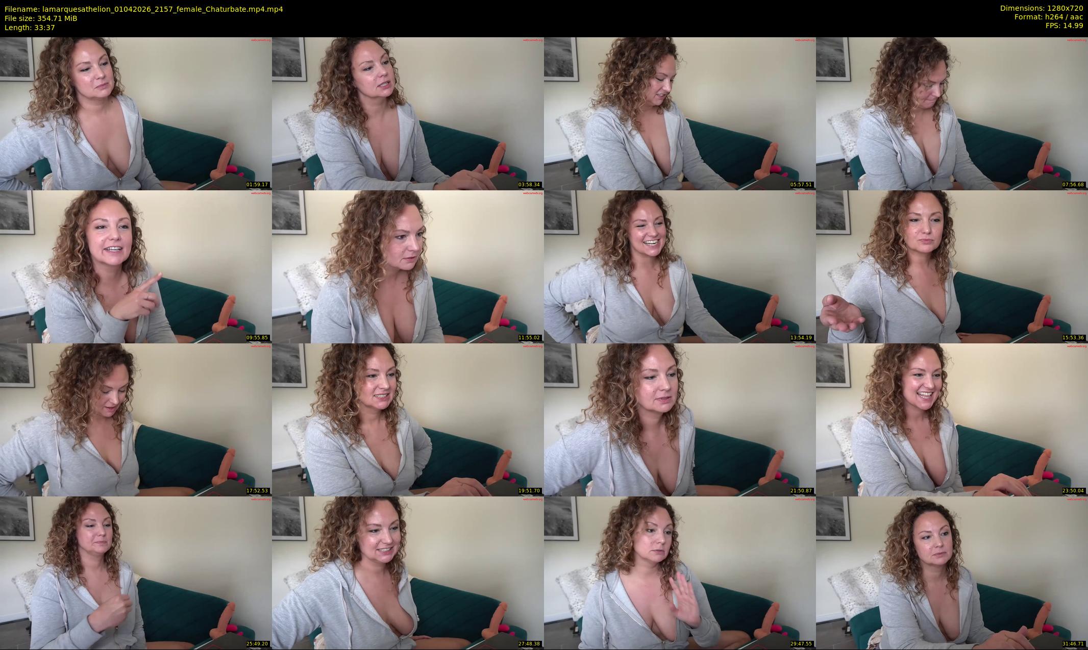 lamarquesathelion — 34 minute Chaturbate female cam show recording, 720p, Apr 1, 2026
