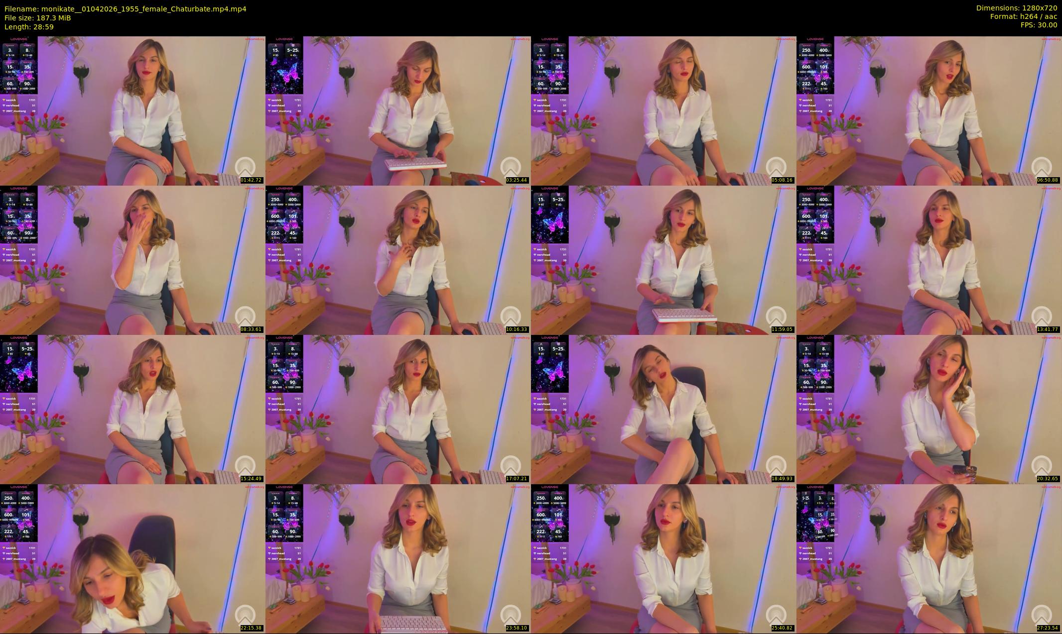 monikate_ — 29 minute Chaturbate couple cam show recording, 720p, Apr 1, 2026