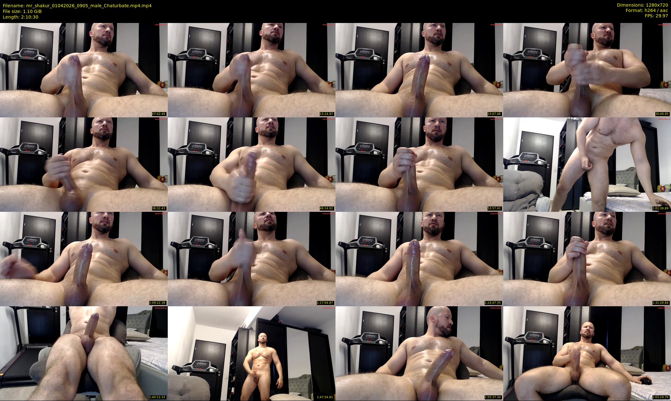 mr_shakur — 131 minute Chaturbate male cam show recording, 720p, Apr 1, 2026
