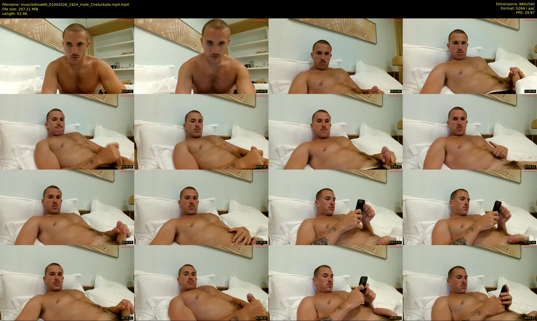 muscleshow00 — 53 minute Chaturbate male cam show recording, 480p, Apr 1, 2026
