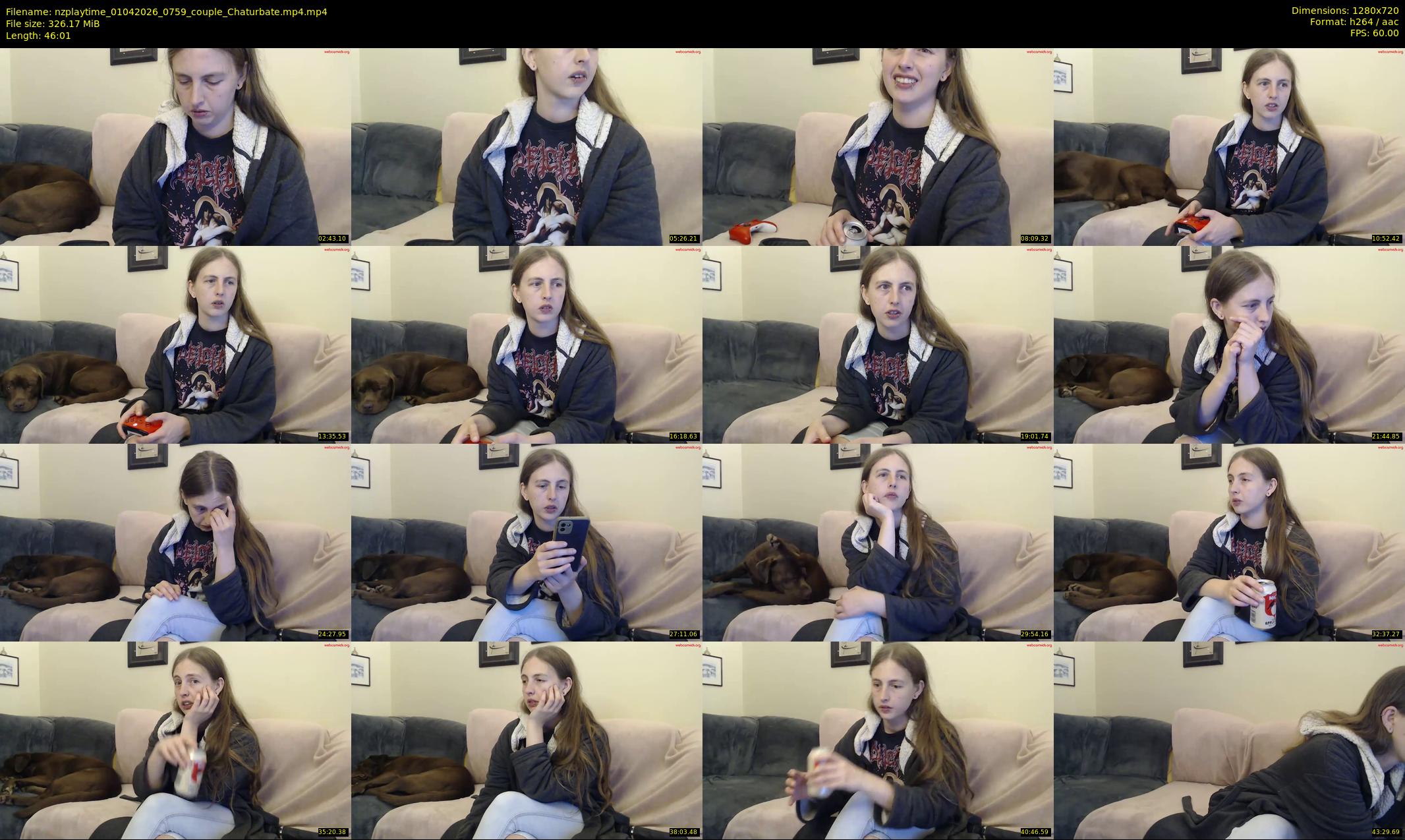 nzplaytime — 47 minute Chaturbate couple cam show recording, 720p, Apr 1, 2026