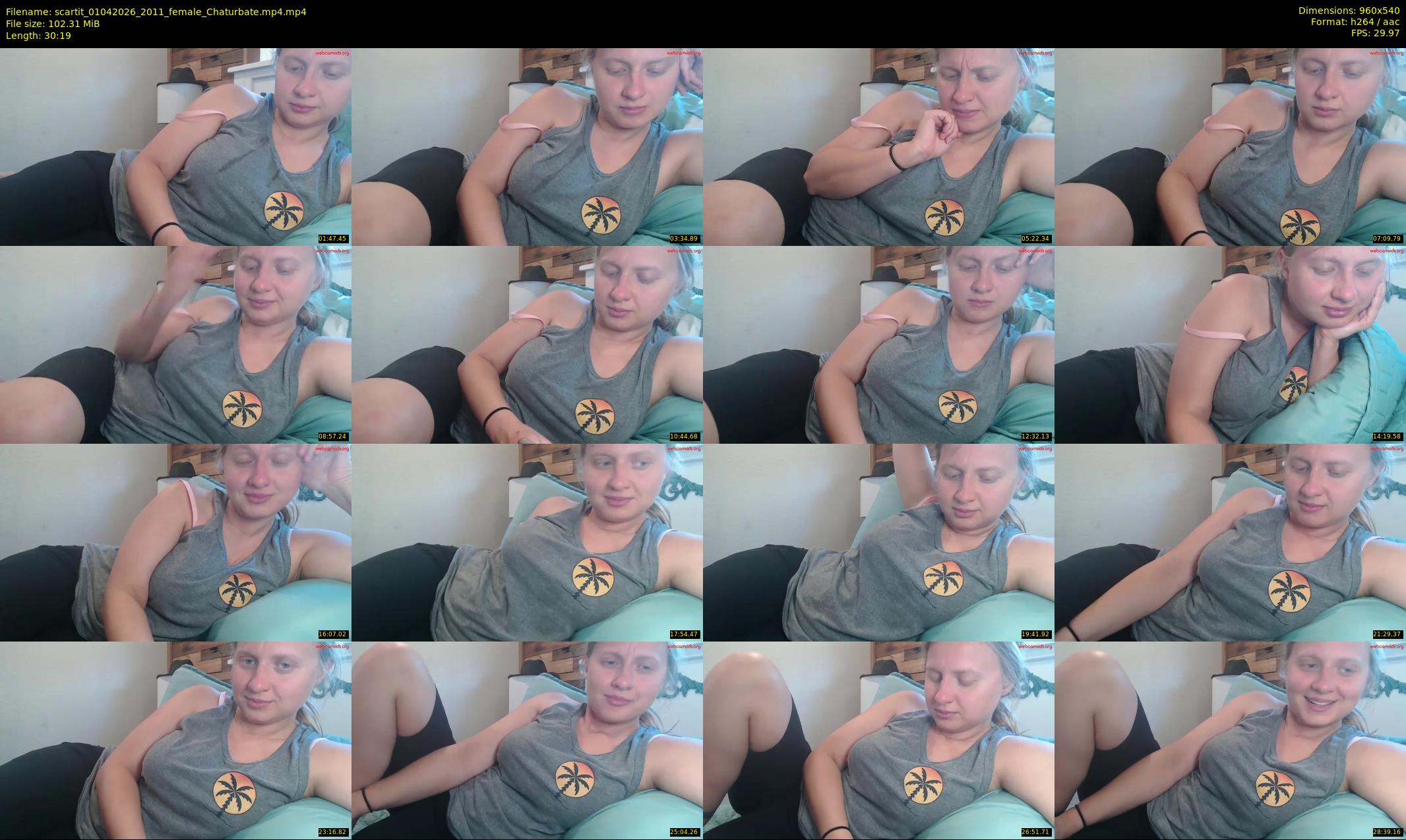scartit — 31 minute Chaturbate female cam show recording, 480p, Apr 1, 2026