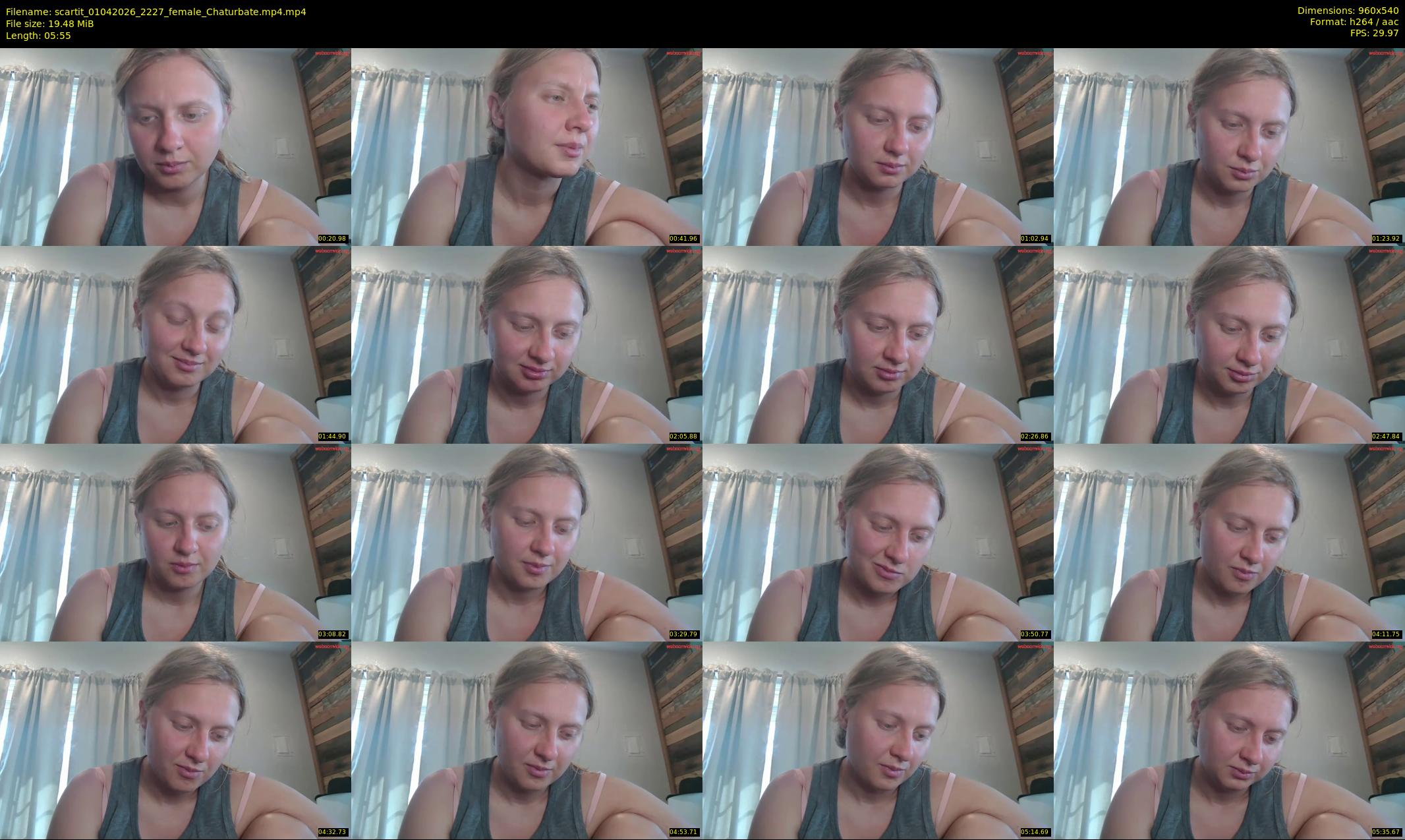 scartit — 6 minute Chaturbate female cam show recording, 480p, Apr 1, 2026