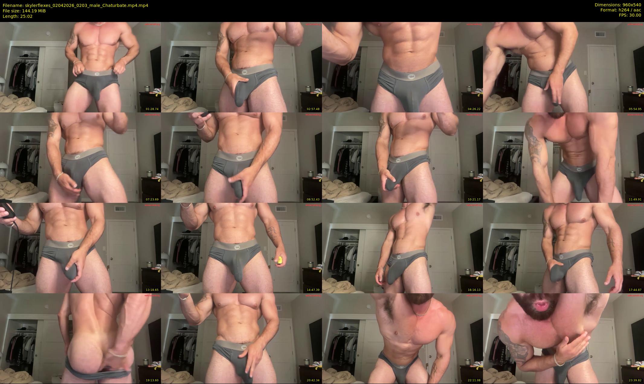 skylerflexes — 26 minute Chaturbate male cam show recording, 480p, Apr 2, 2026