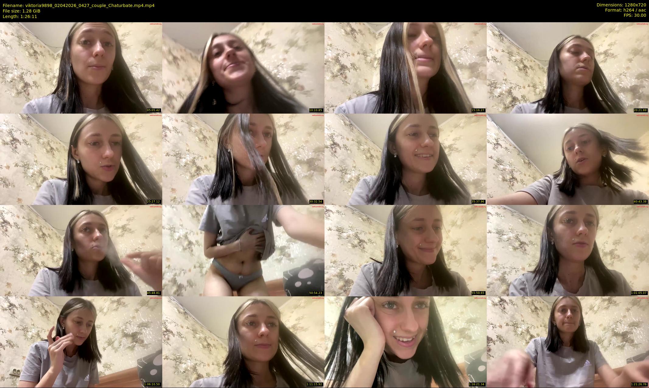 viktoria9898 — 87 minute Chaturbate couple cam show recording, 720p, Apr 2, 2026