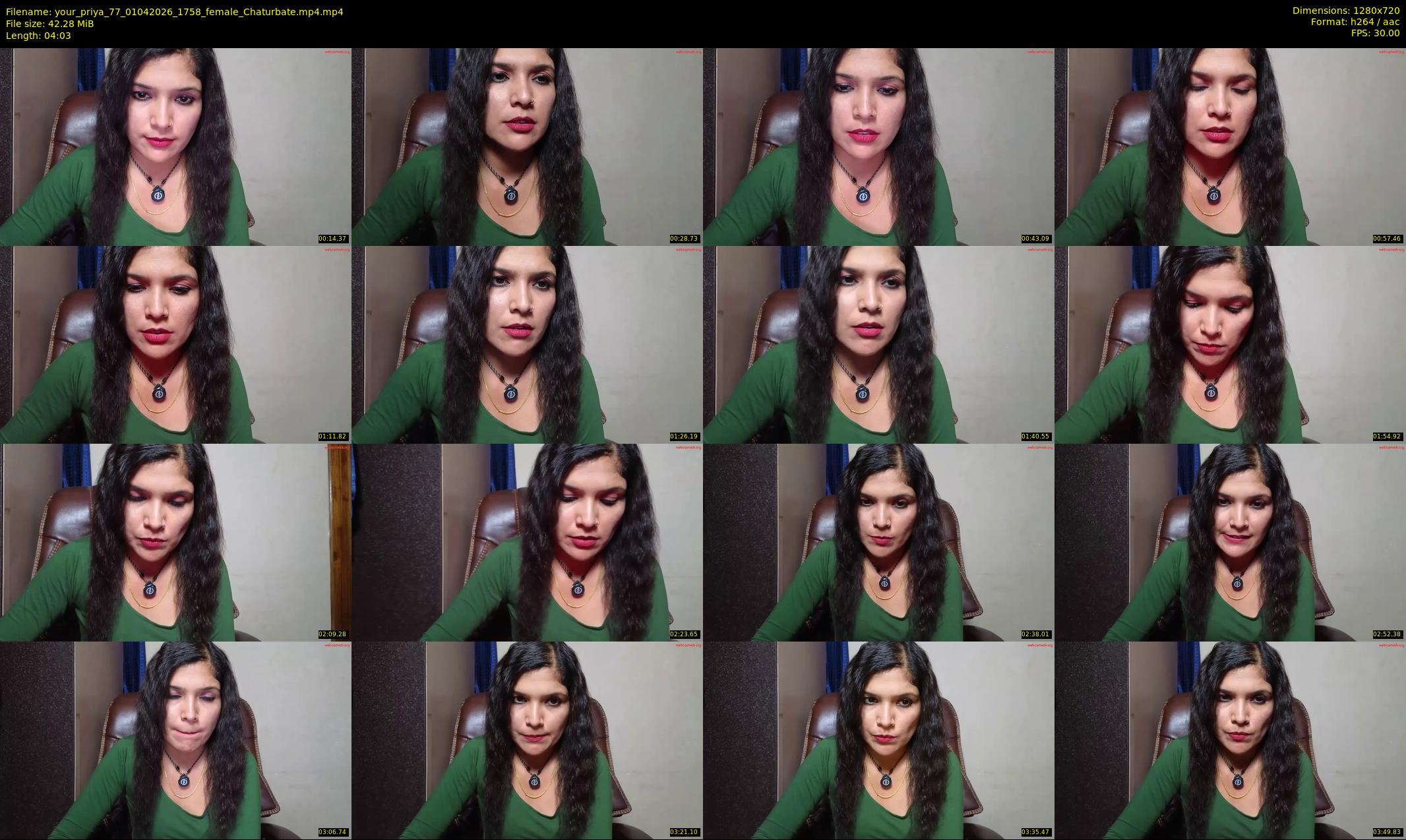 your_priya_77 — 5 minute Chaturbate female cam show recording, 720p, Apr 1, 2026
