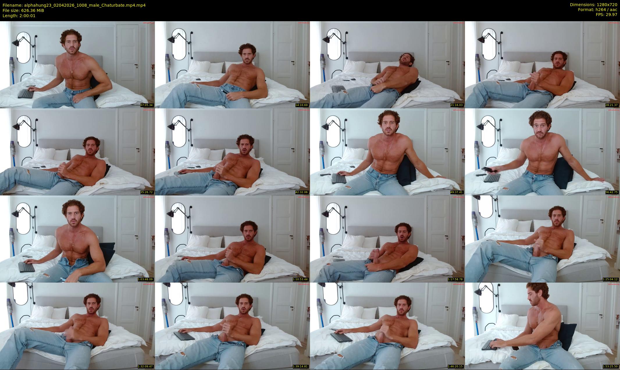 alphahung23 — 121 minute Chaturbate male cam show recording, 720p, Apr 2, 2026