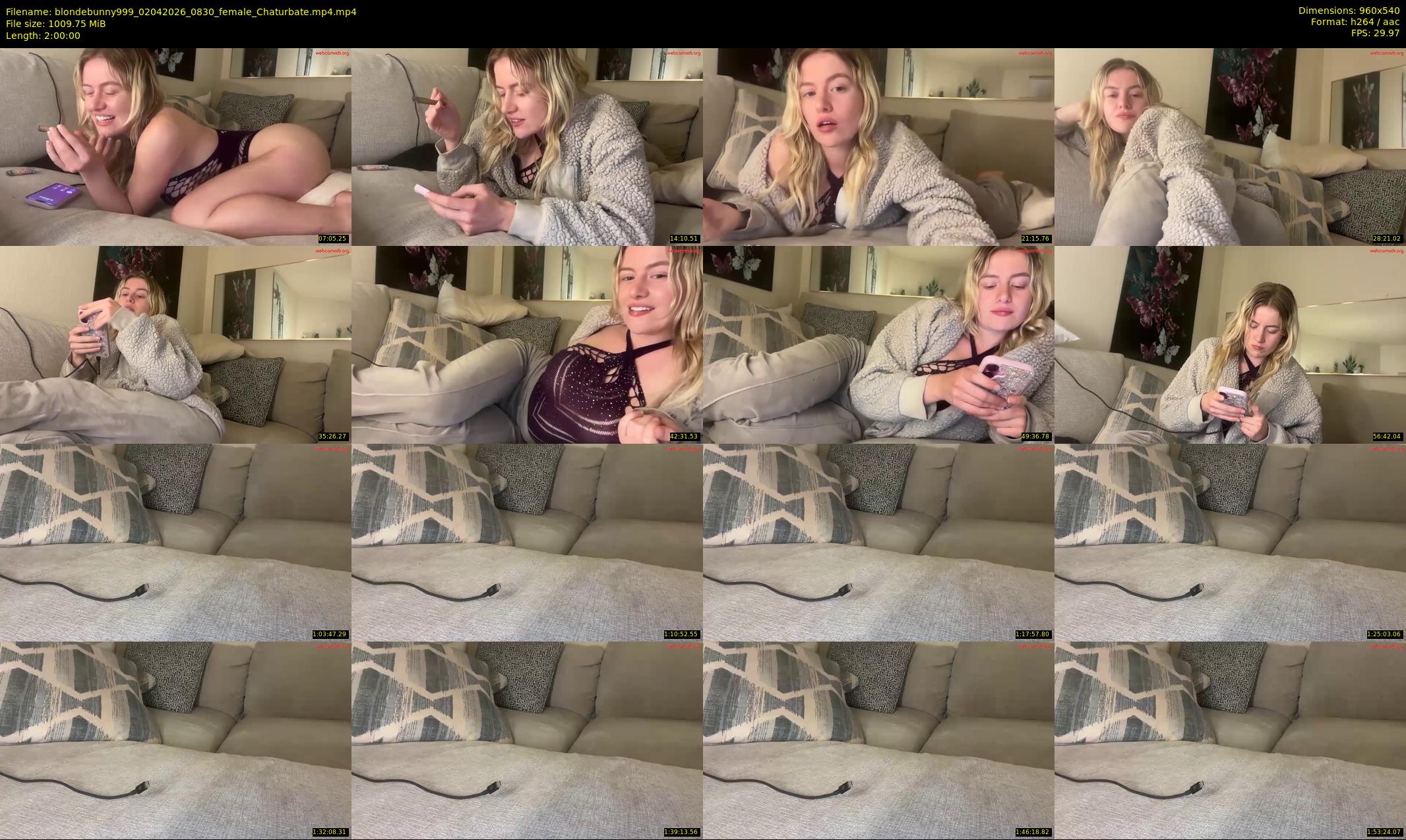 blondebunny999 — 120 minute Chaturbate female cam show recording, 480p, Apr 2, 2026