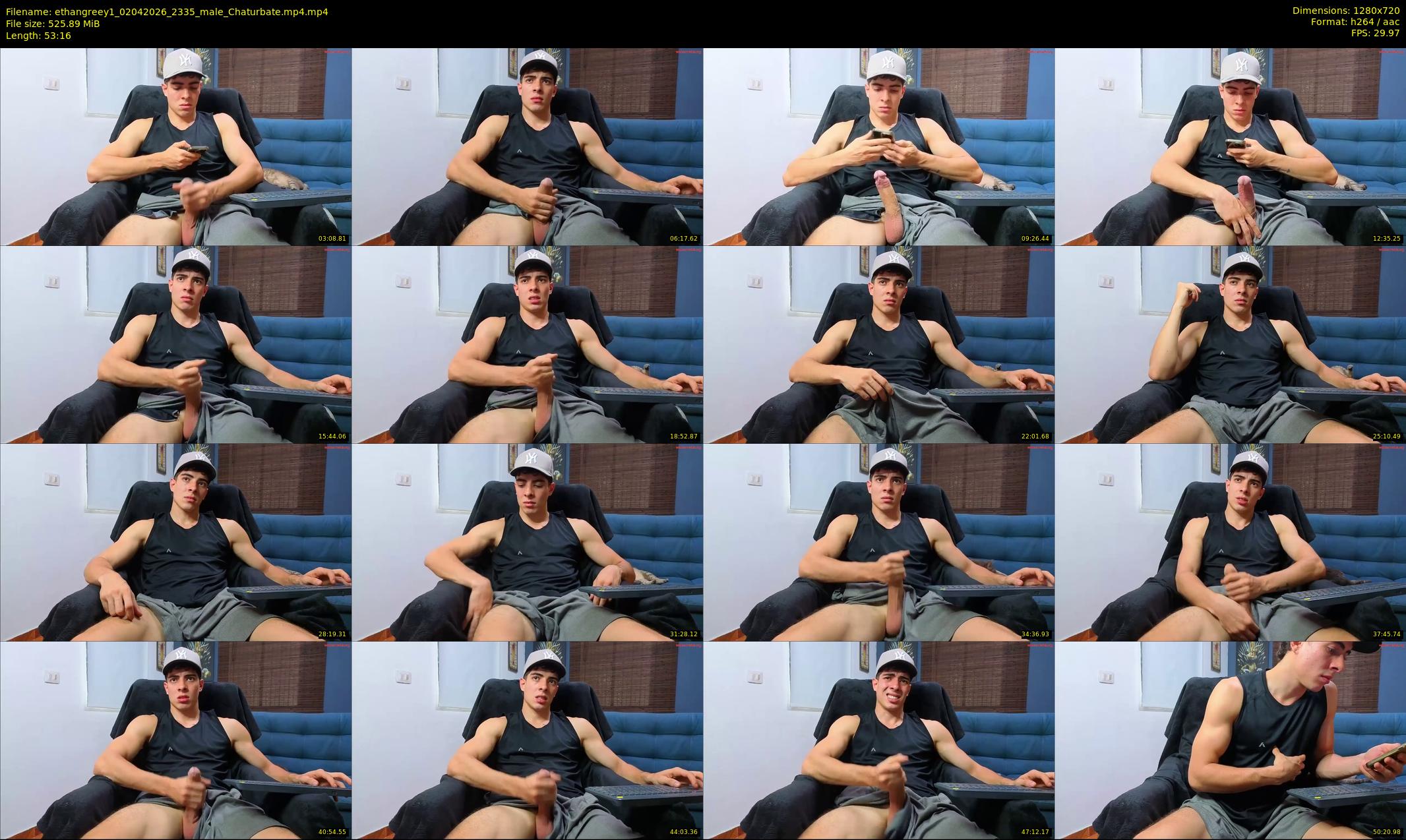 ethangreey1 — 54 minute Chaturbate male cam show recording, 720p, Apr 2, 2026