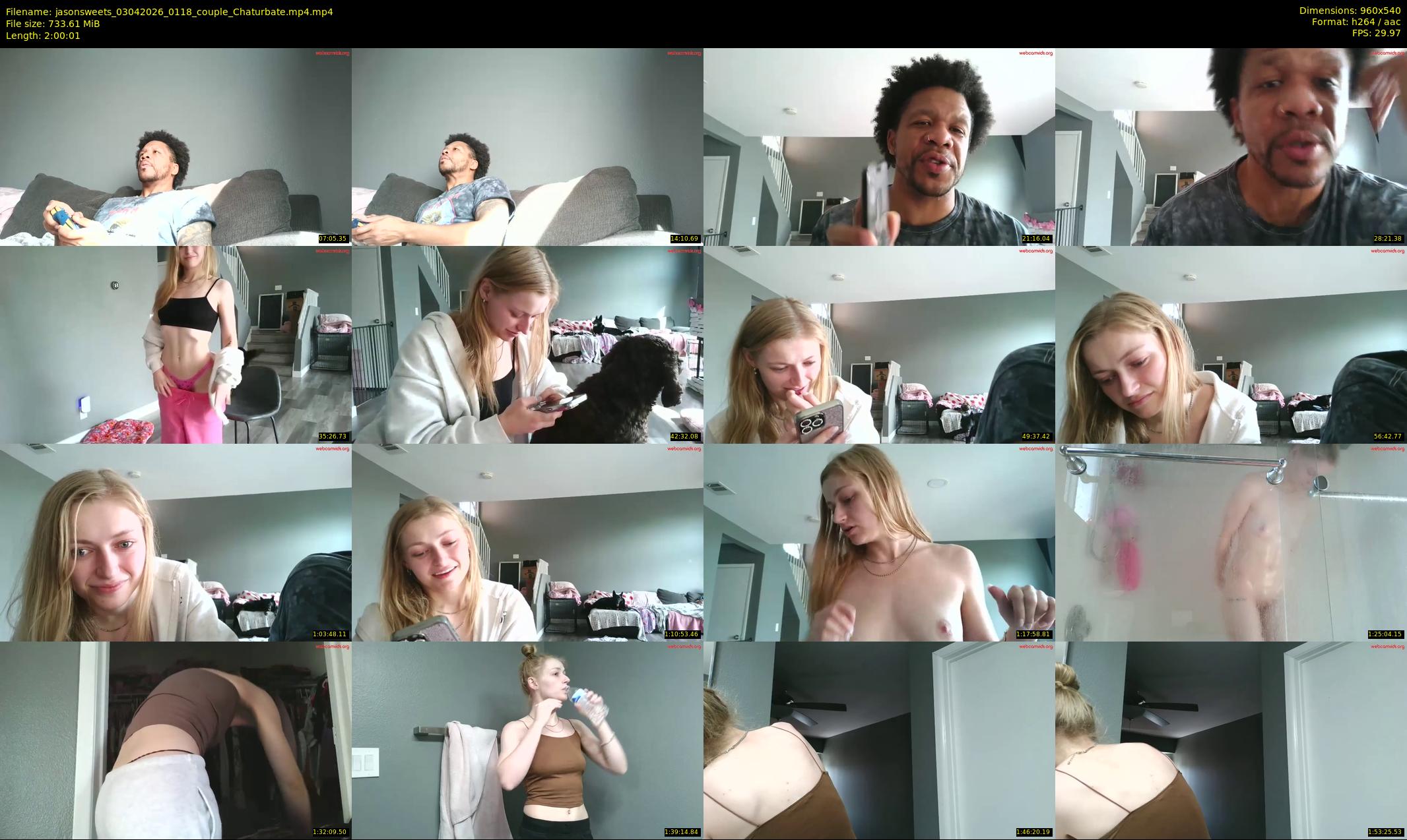 jasonsweets — 121 minute Chaturbate couple cam show recording, 480p, Apr 3, 2026