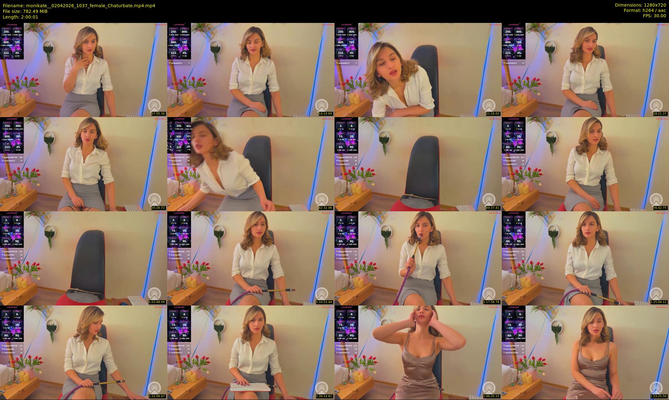 monikate_ — 121 minute Chaturbate couple cam show recording, 720p, Apr 2, 2026
