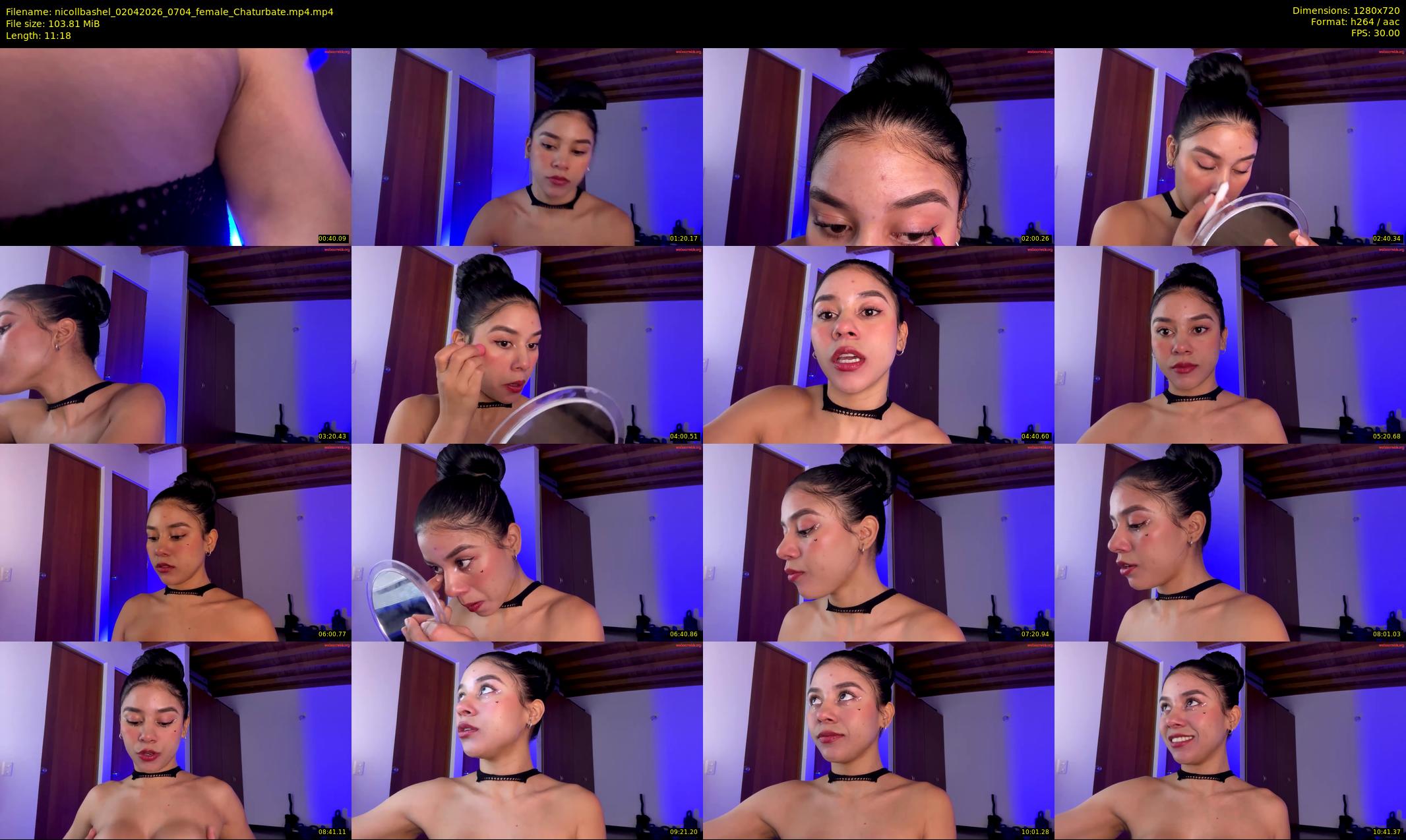 nicollbashel — 12 minute Chaturbate female cam show recording, 720p, Apr 2, 2026