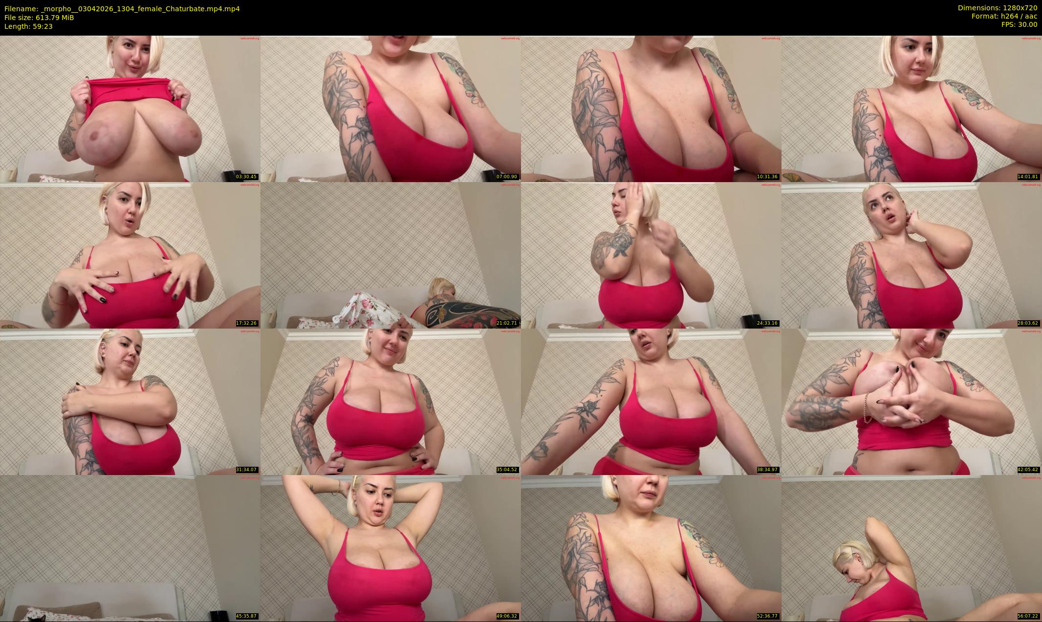 _morpho_ — 60 minute Chaturbate female cam show recording, 720p, Apr 3, 2026