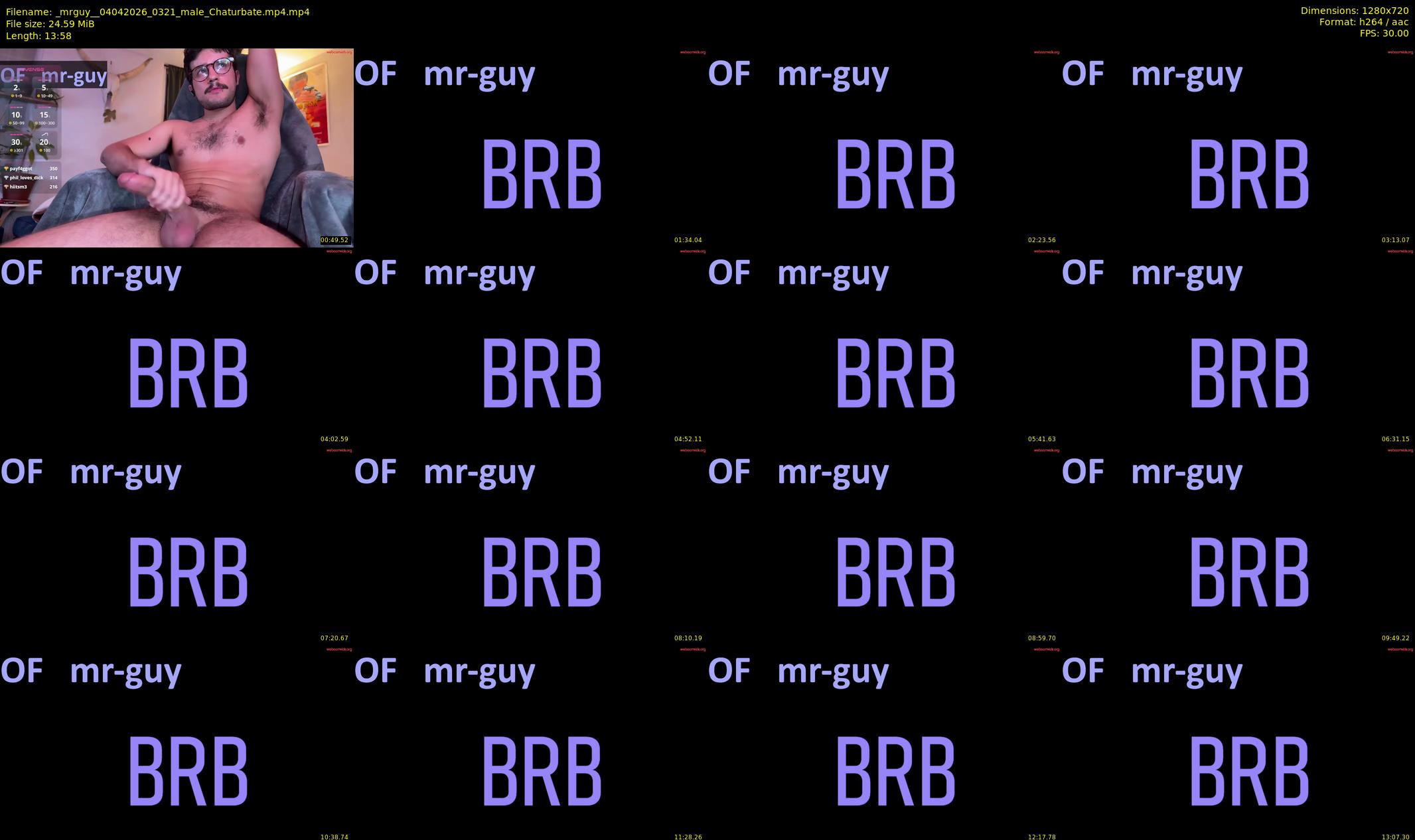 _mrguy_ — 14 minute Chaturbate male cam show recording, 720p, Apr 4, 2026