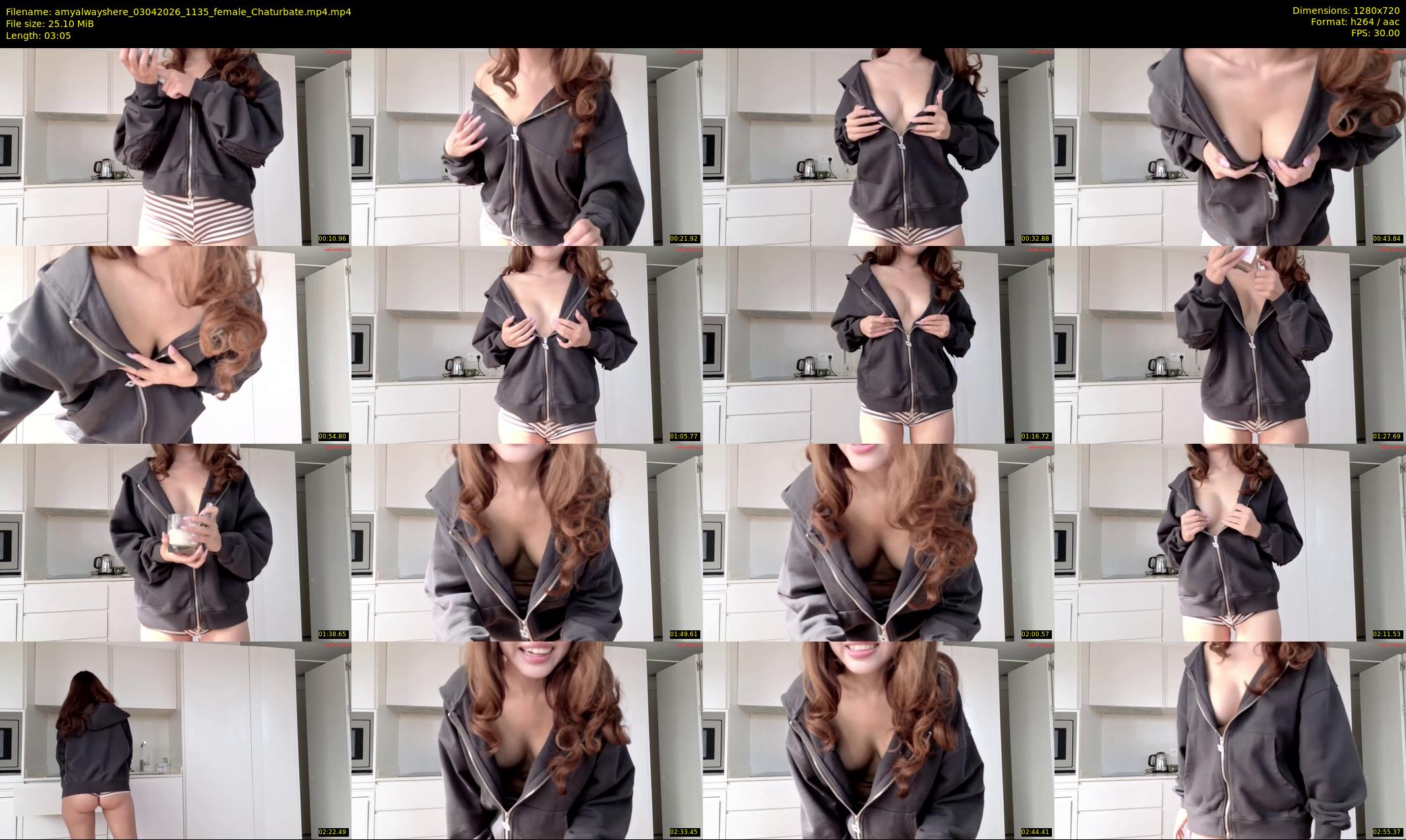 amyalwayshere — 4 minute Chaturbate female cam show recording, 720p, Apr 3, 2026