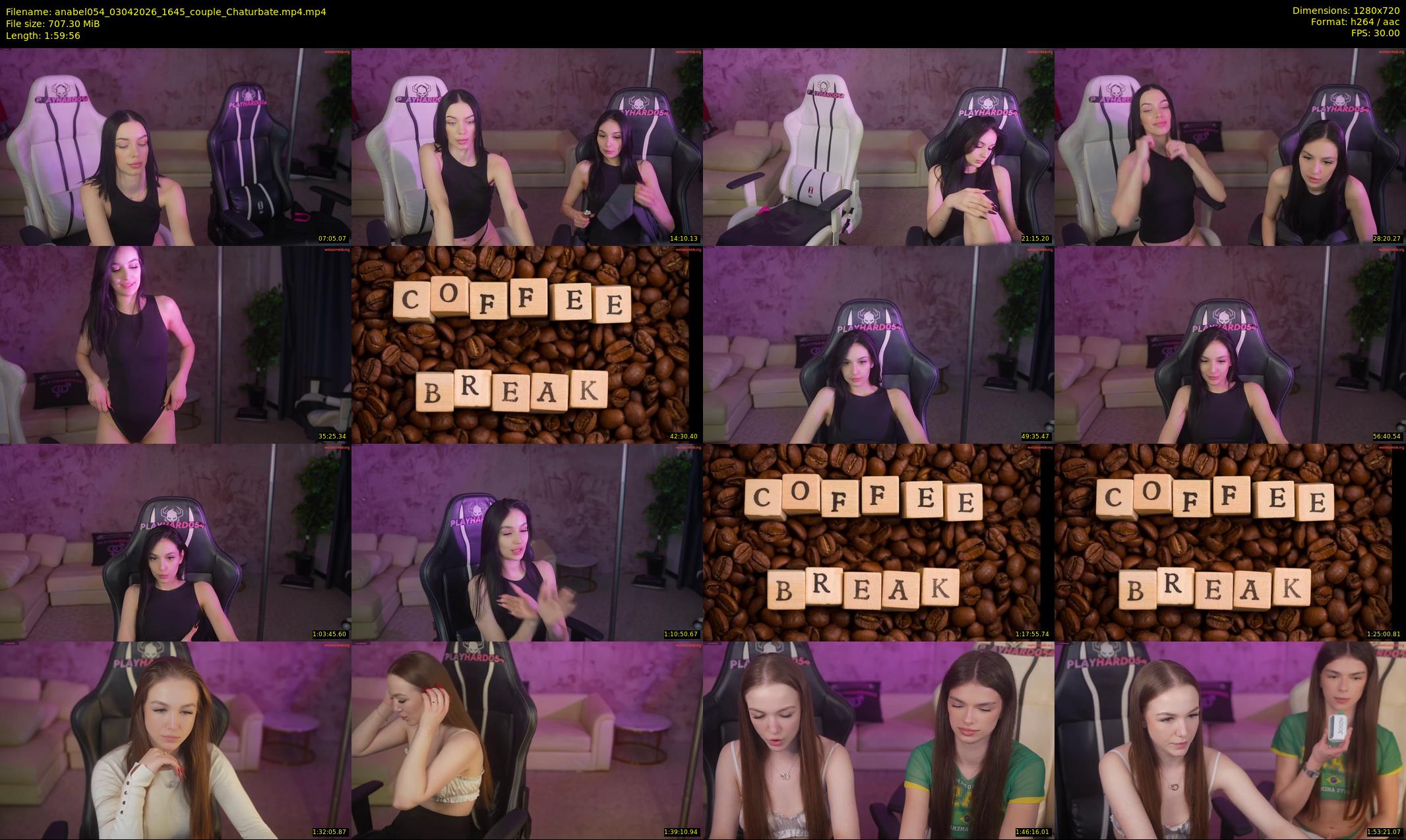 anabel054 — 120 minute Chaturbate female cam show recording, 720p, Apr 3, 2026