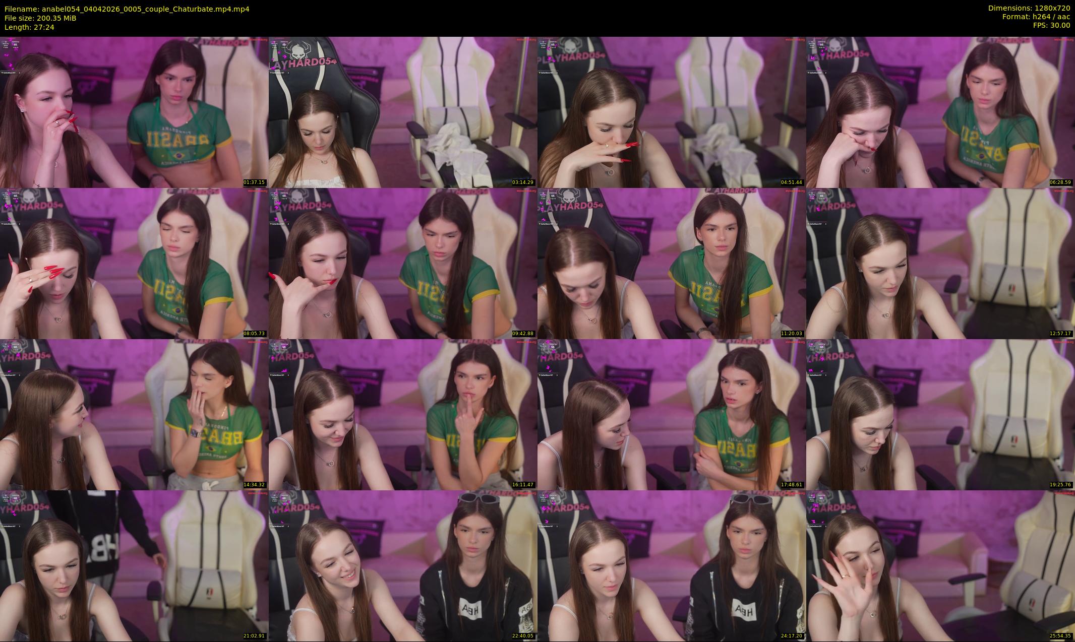 anabel054 — 28 minute Chaturbate female cam show recording, 720p, Apr 4, 2026