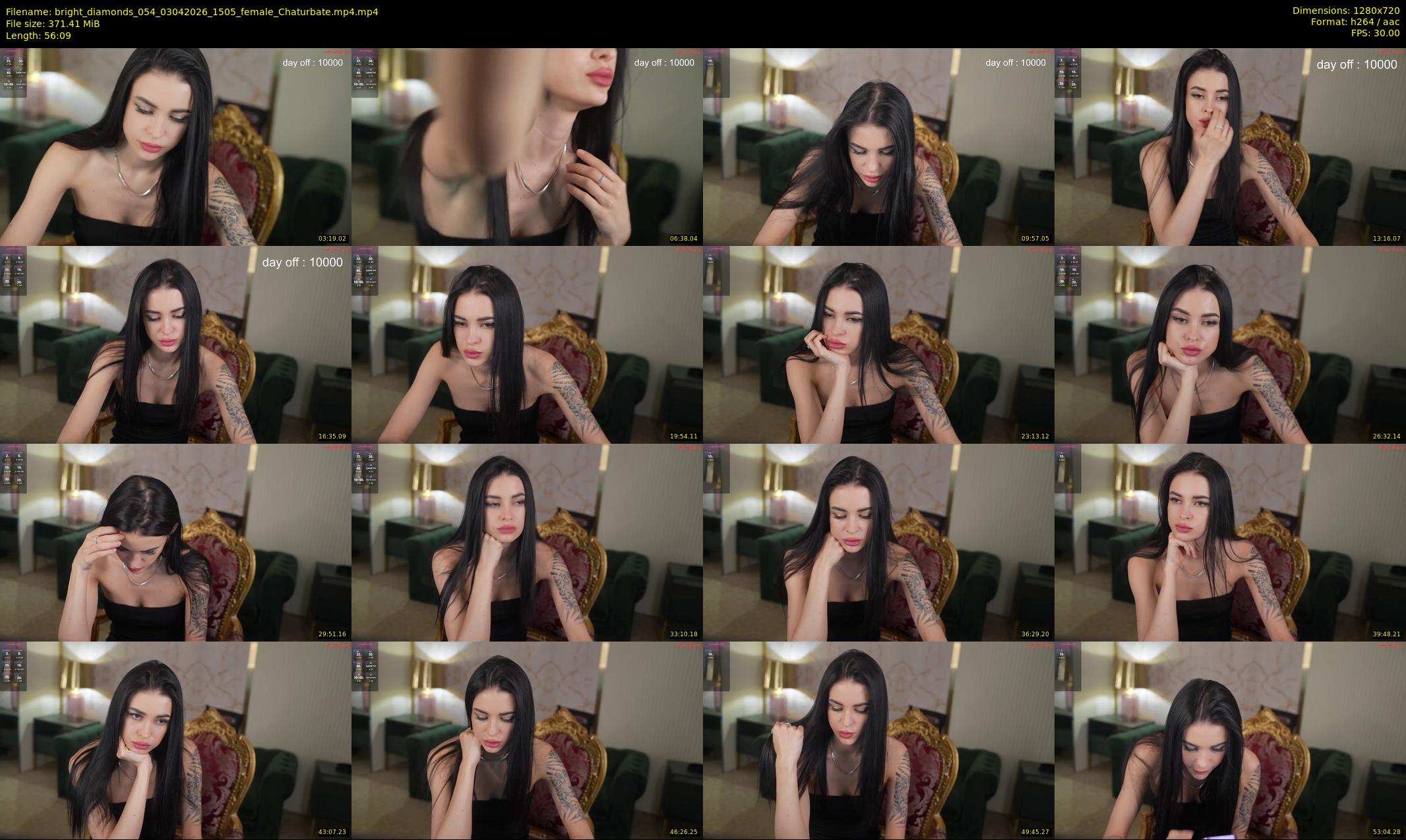 bright_diamonds_054 — 57 minute Chaturbate couple cam show recording, 720p, Apr 3, 2026