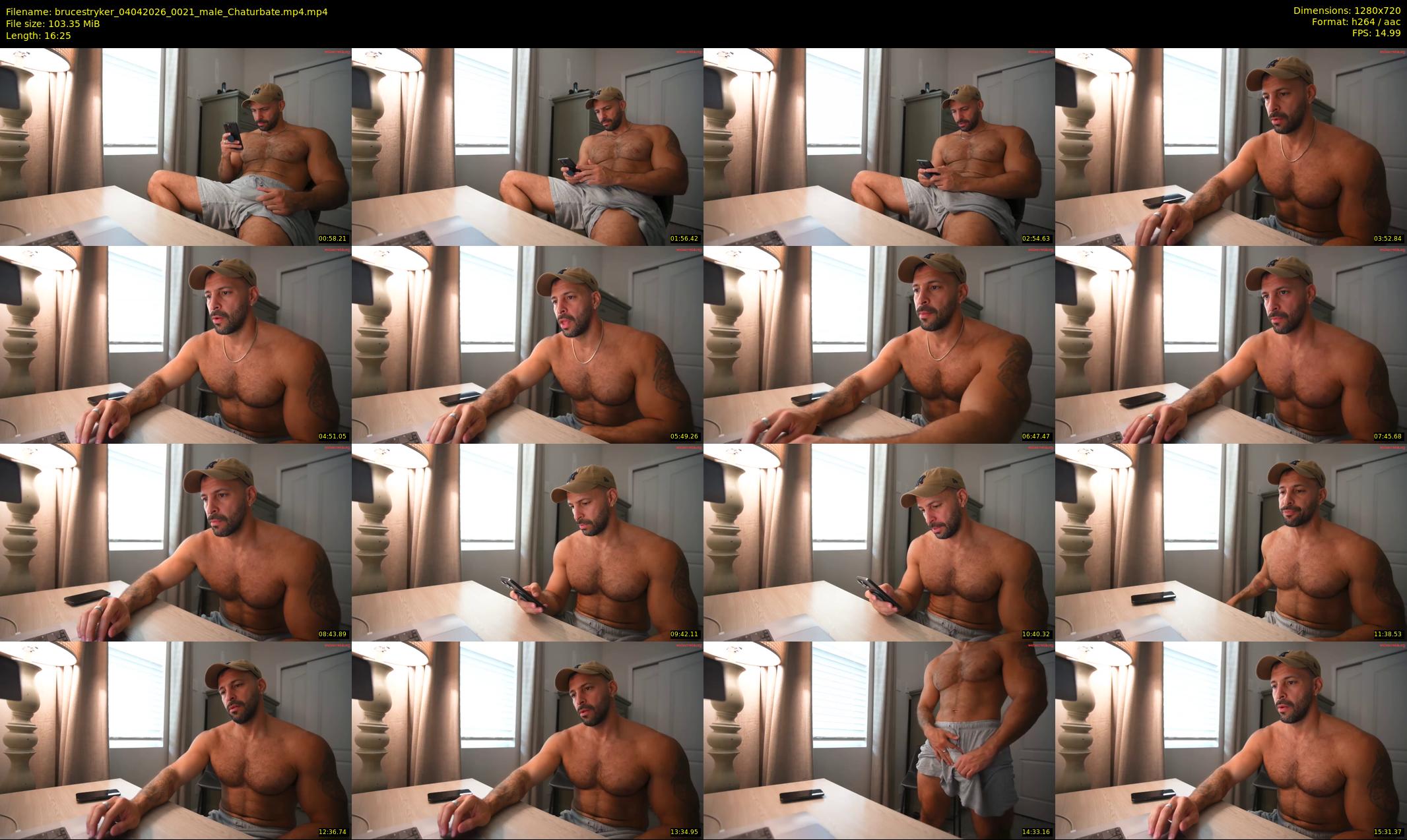 brucestryker — 17 minute Chaturbate male cam show recording, 720p, Apr 4, 2026