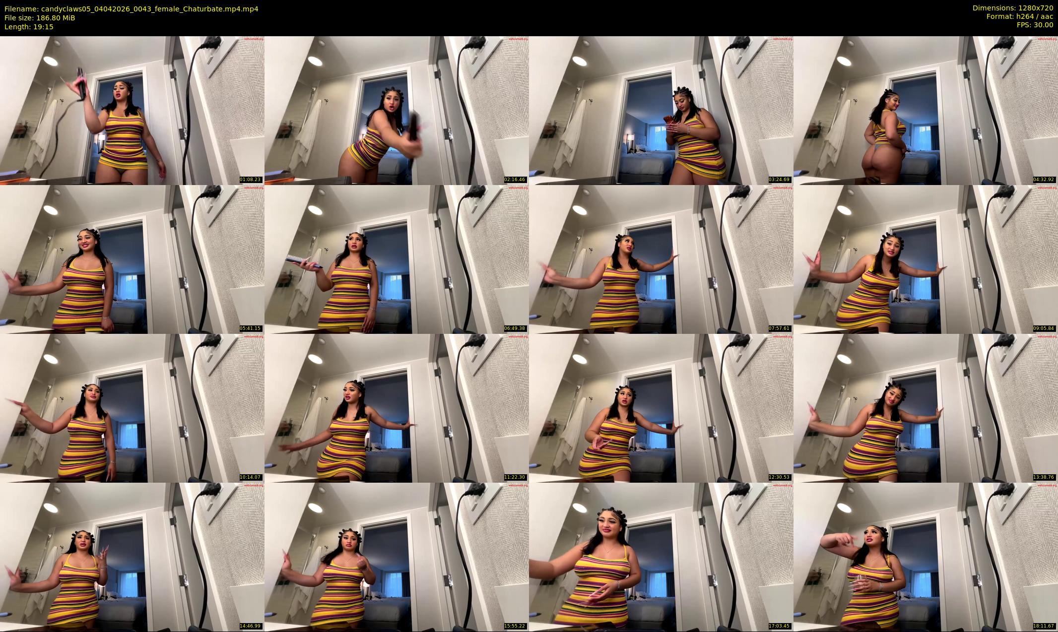 candyclaws05 — 20 minute Chaturbate female cam show recording, 720p, Apr 4, 2026