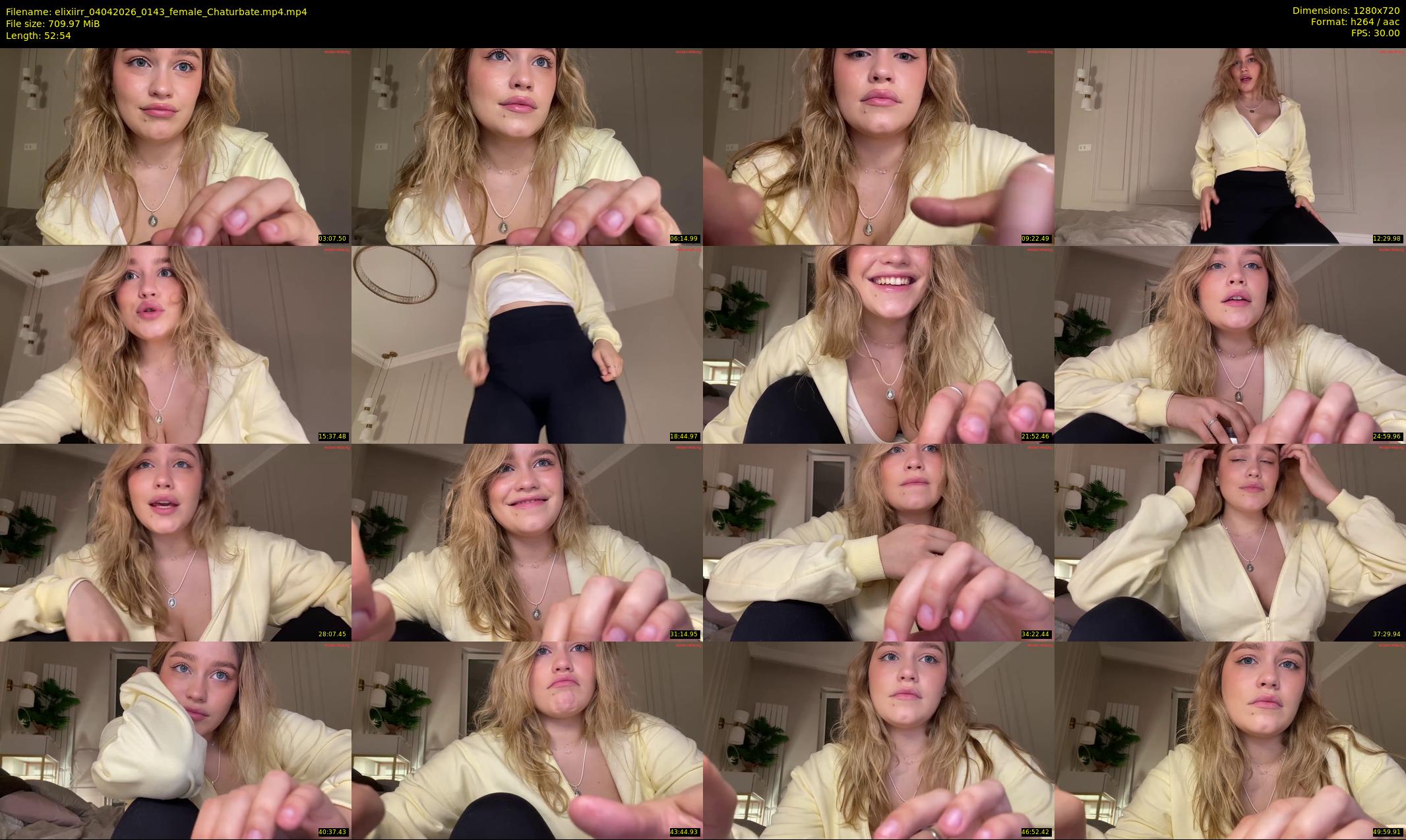 elixiirr — 53 minute Chaturbate female cam show recording, 720p, Apr 4, 2026