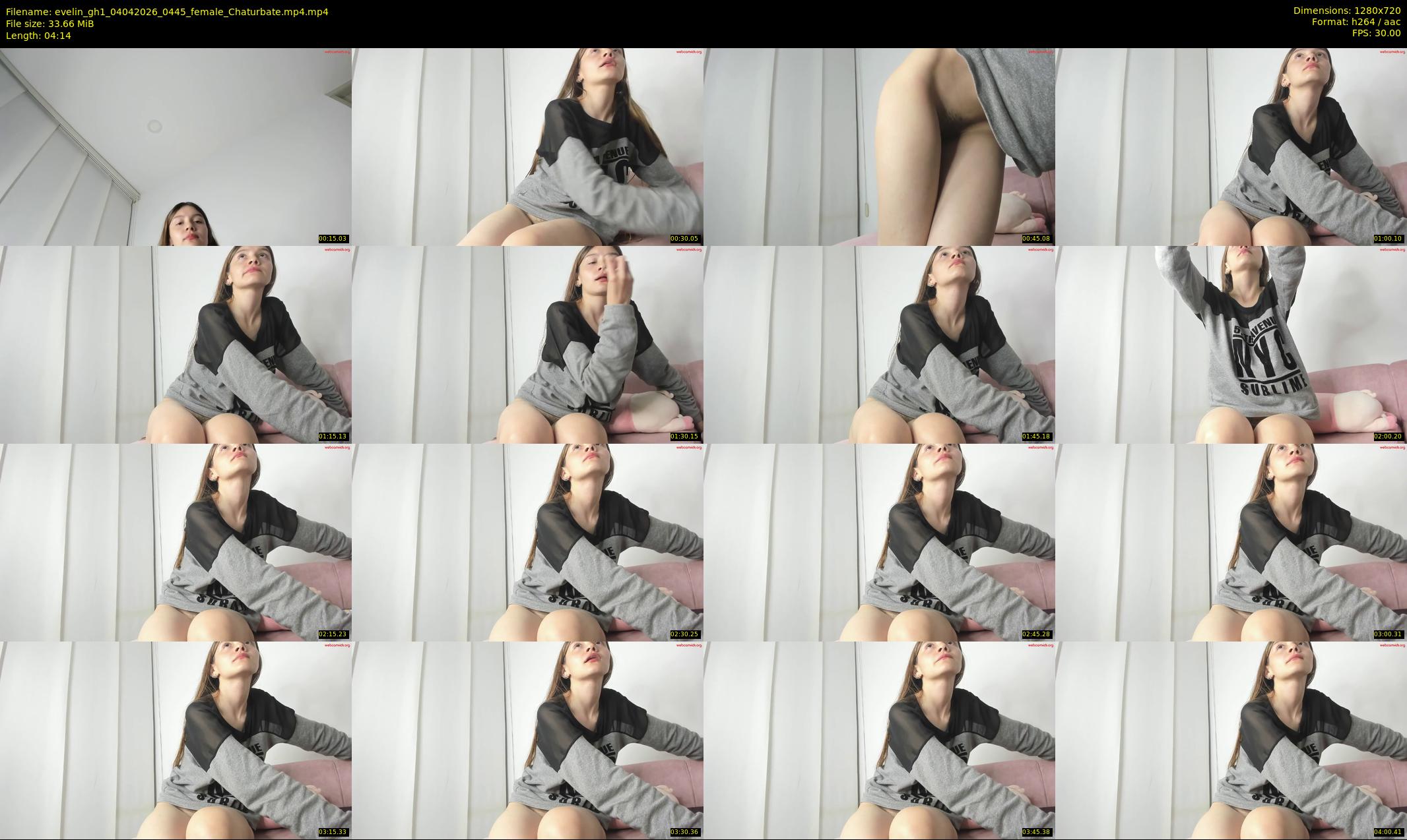 evelin_gh1 — 5 minute Chaturbate female cam show recording, 720p, Apr 4, 2026