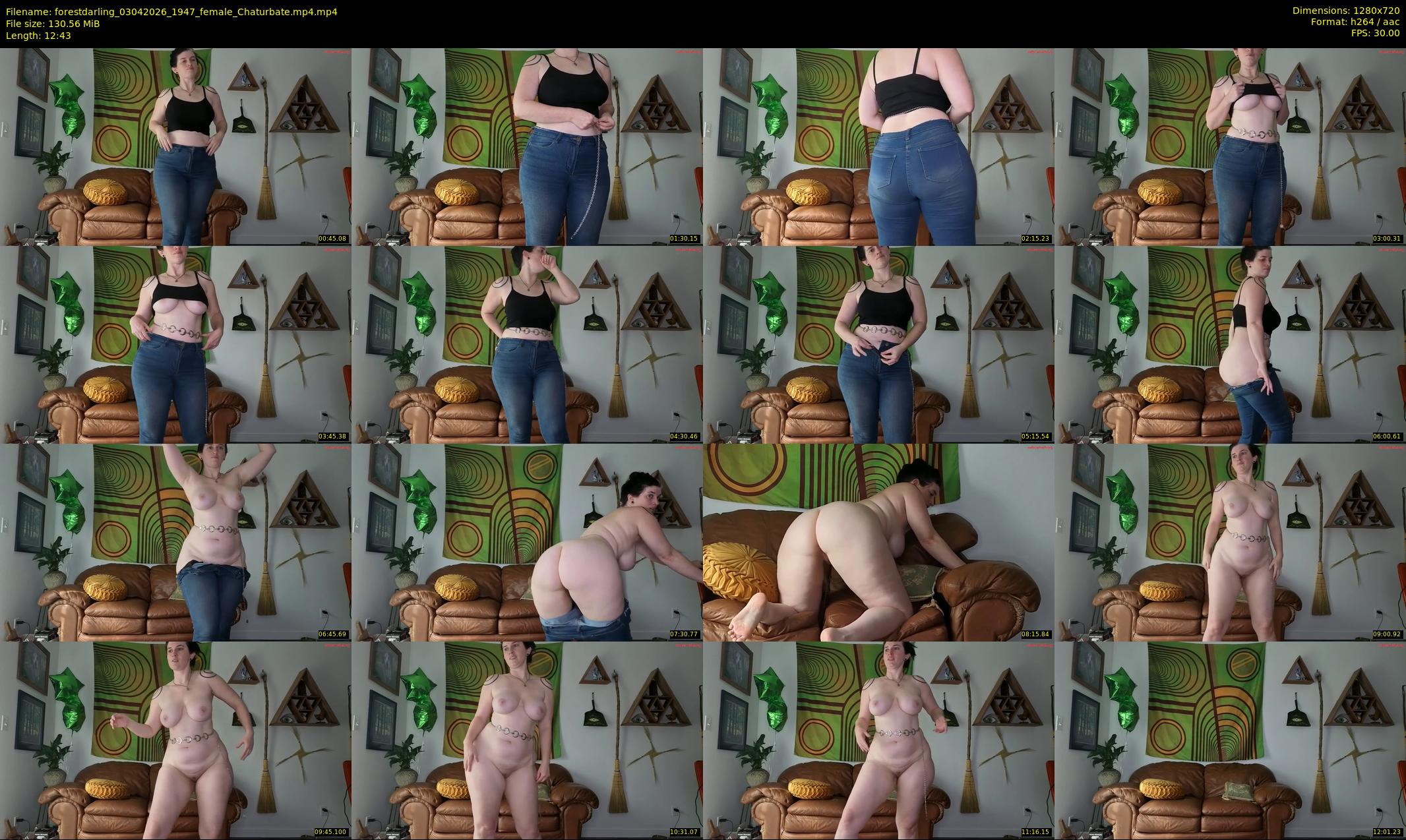 forestdarling — 13 minute Chaturbate female cam show recording, 720p, Apr 3, 2026