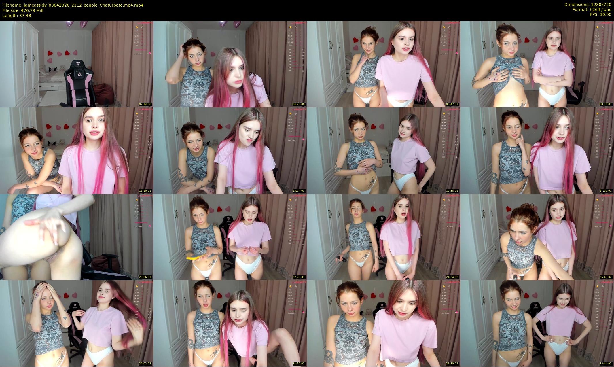 iamcassidy — 38 minute Chaturbate female cam show recording, 720p, Apr 3, 2026