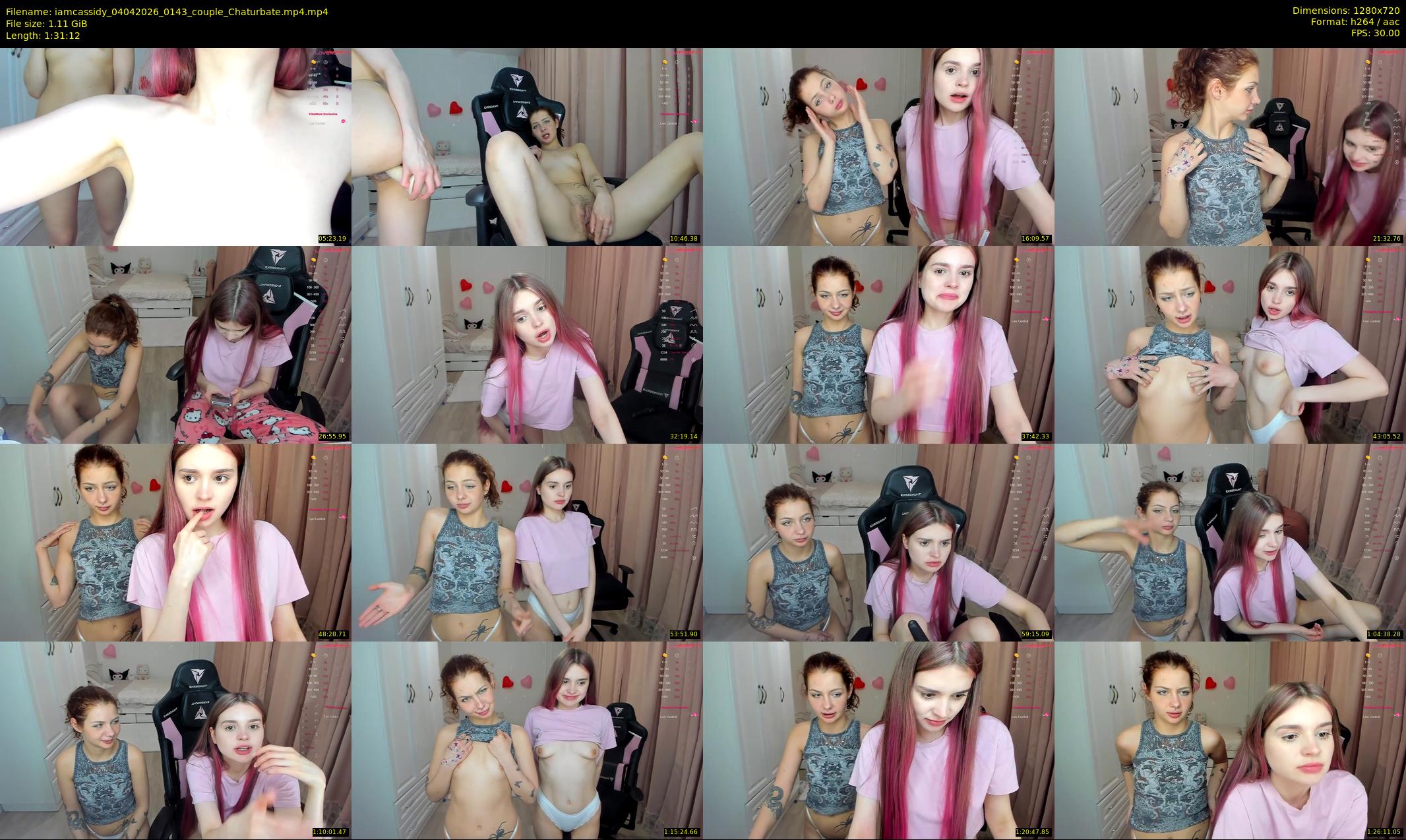 iamcassidy — 92 minute Chaturbate female cam show recording, 720p, Apr 4, 2026