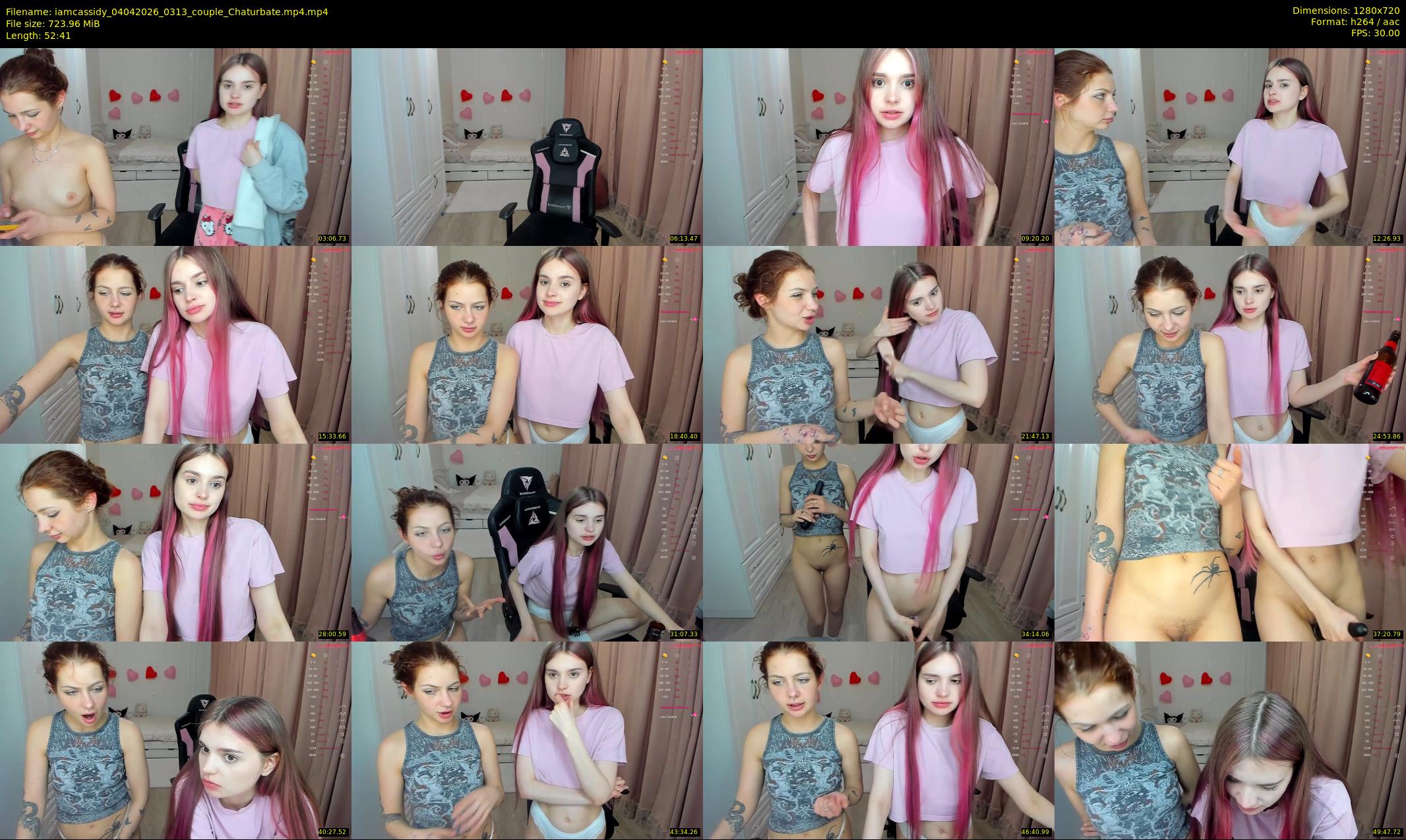 iamcassidy — 53 minute Chaturbate female cam show recording, 720p, Apr 4, 2026