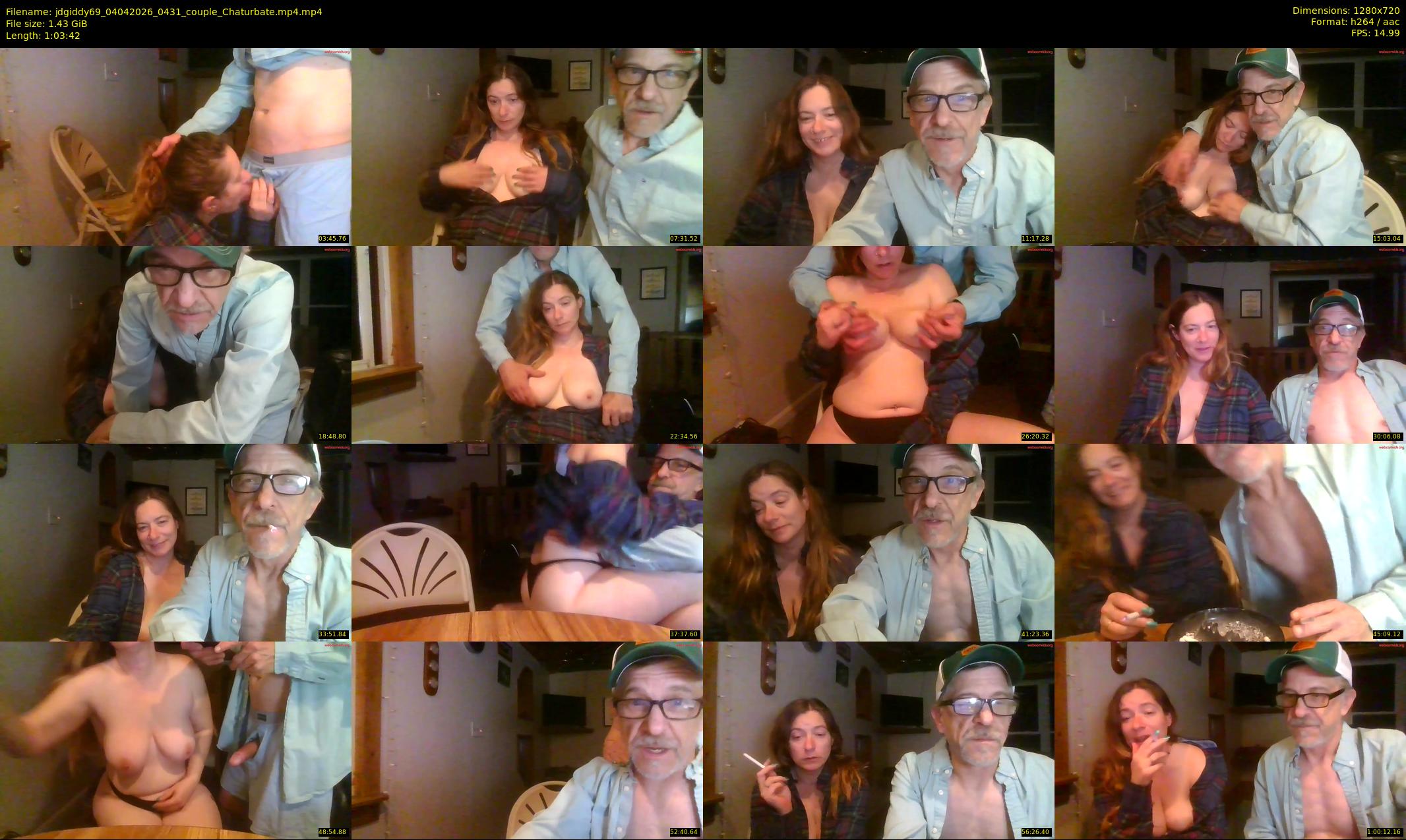 jdgiddy69 — 64 minute Chaturbate couple cam show recording, 720p, Apr 4, 2026
