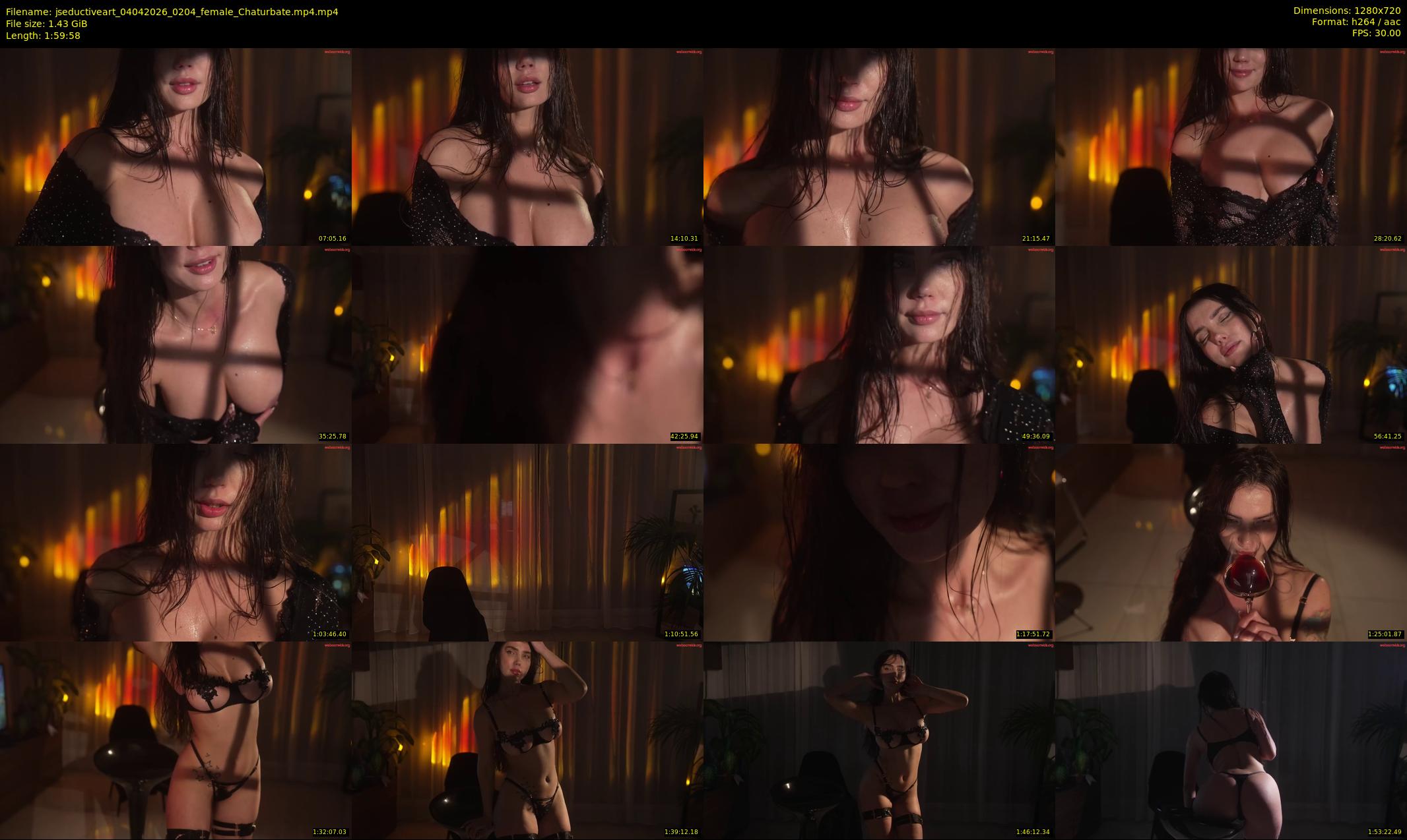 jseductiveart — 120 minute Chaturbate female cam show recording, 720p, Apr 4, 2026