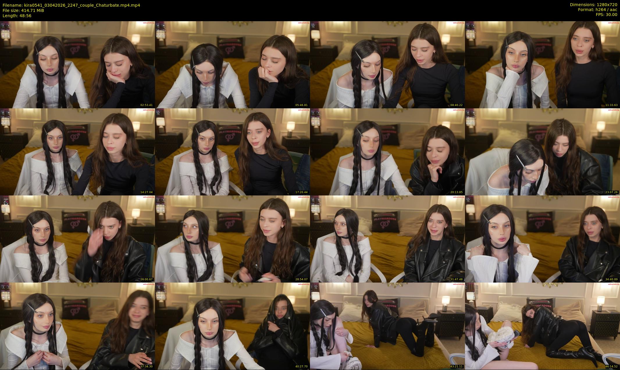 kira0541 — 49 minute Chaturbate couple cam show recording, 720p, Apr 3, 2026