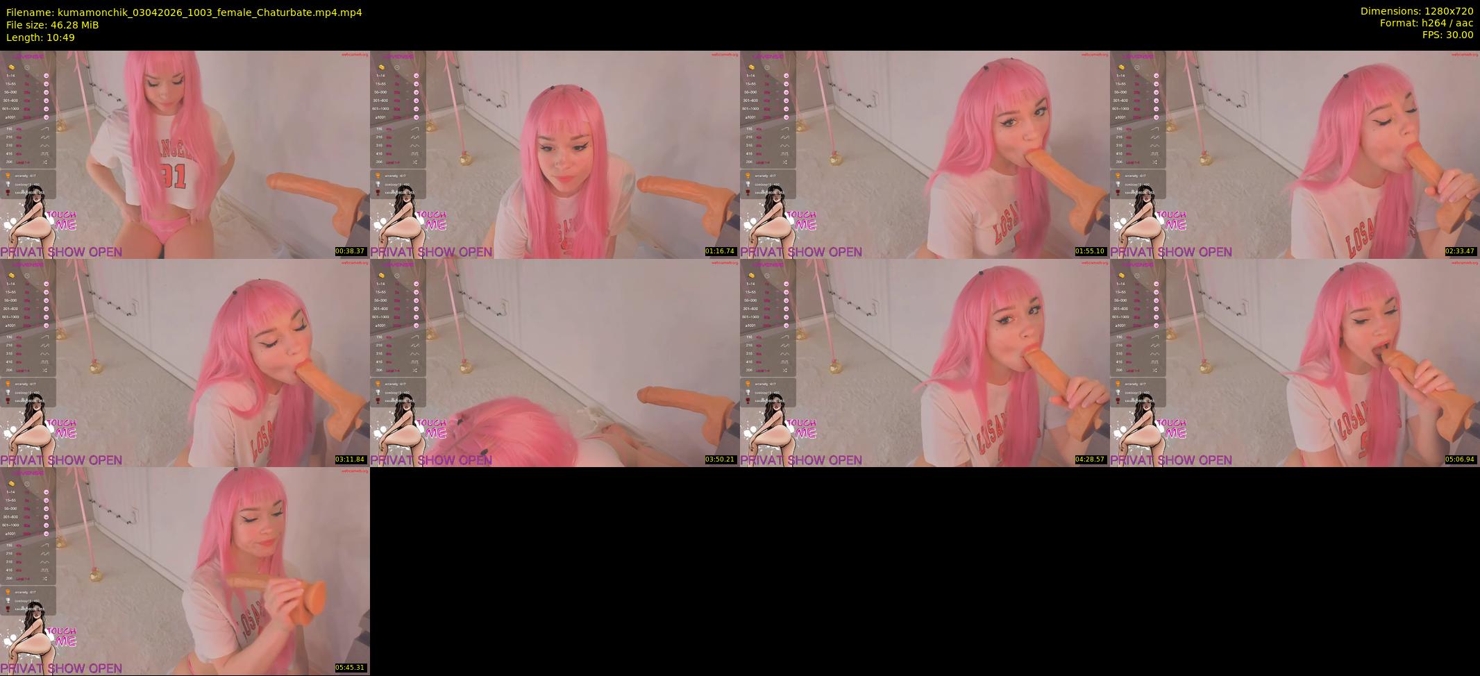 kumamonchik — 11 minute Chaturbate couple cam show recording, 720p, Apr 3, 2026
