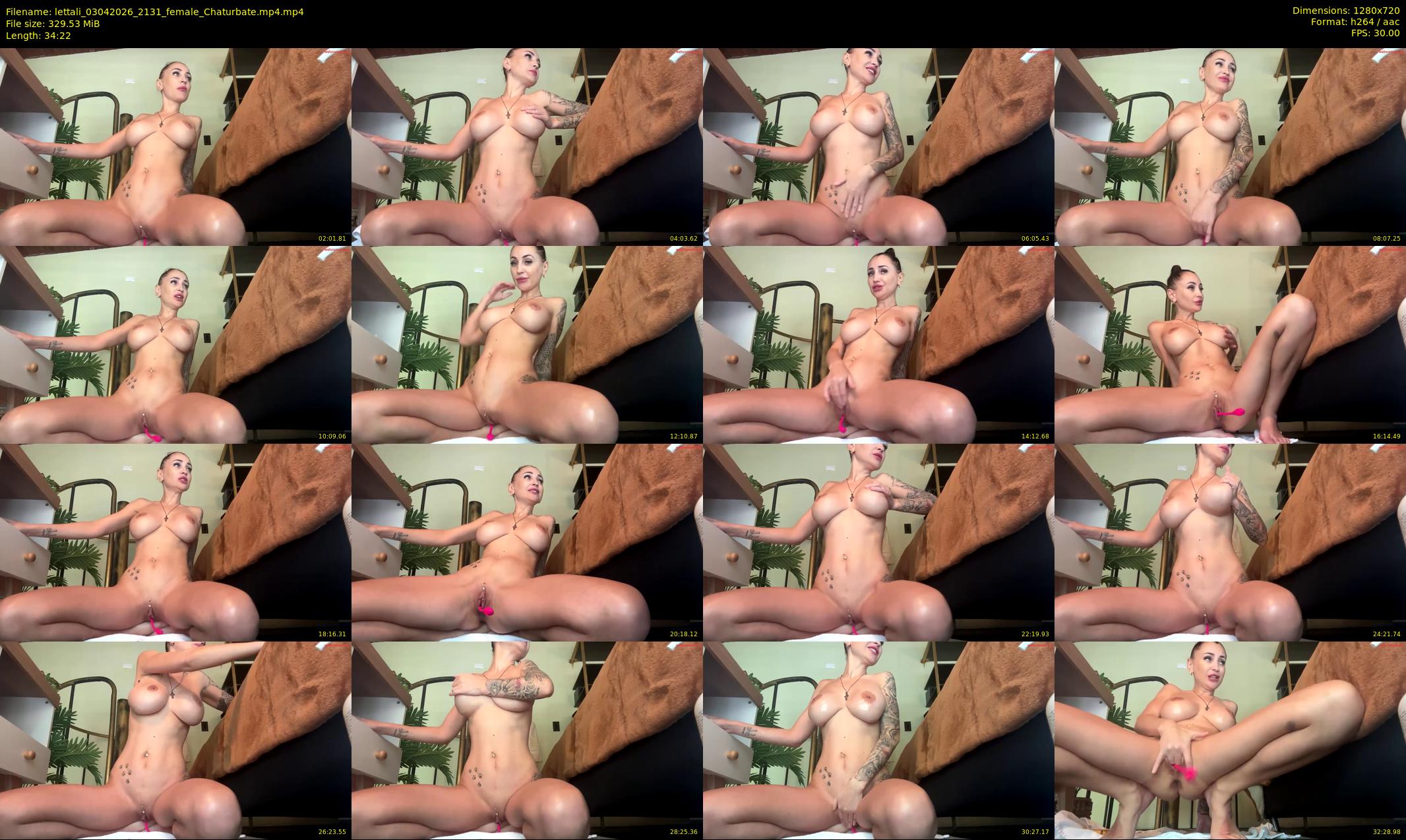 lettali — 35 minute Chaturbate female cam show recording, 720p, Apr 3, 2026