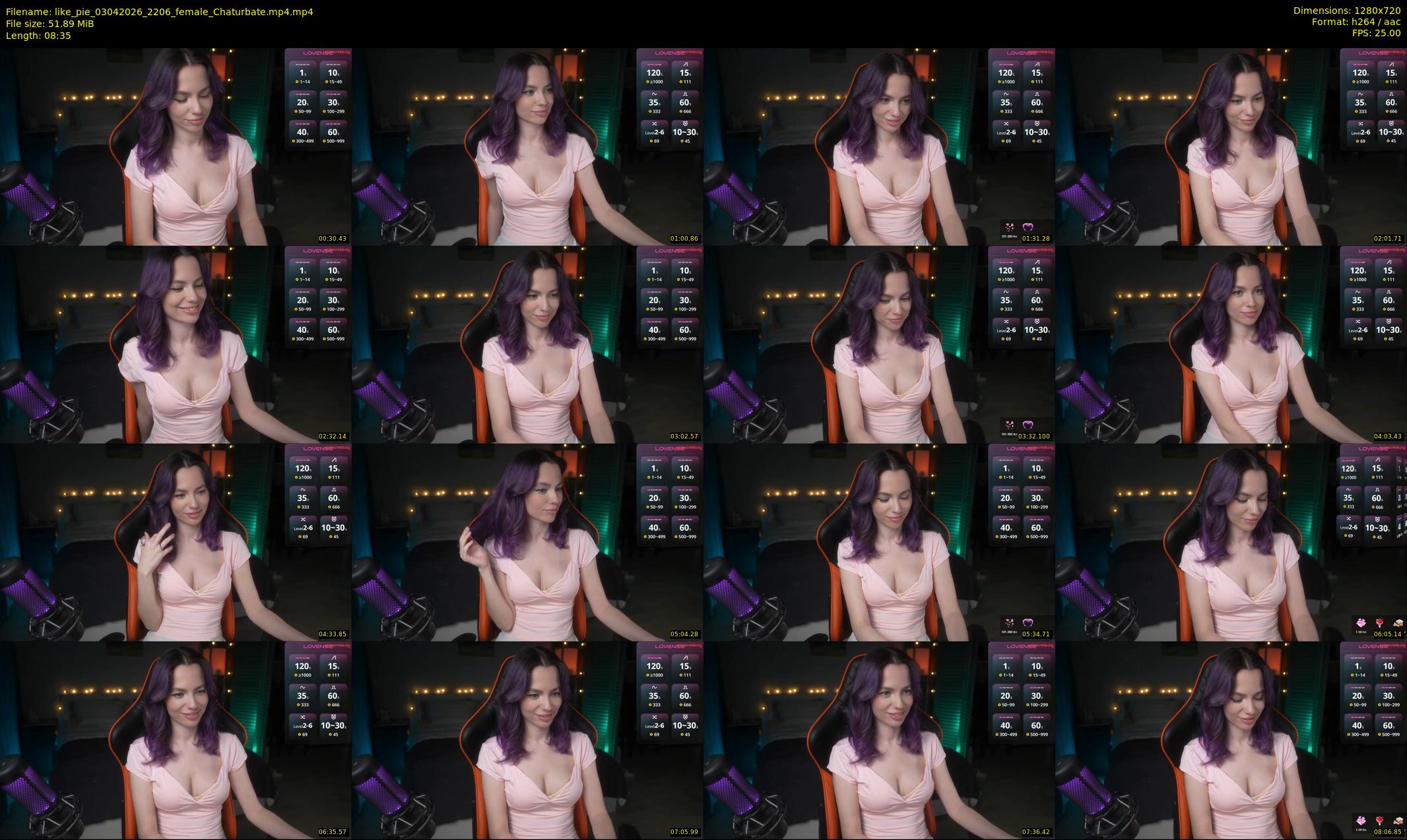 like_pie — 9 minute Chaturbate couple cam show recording, 720p, Apr 3, 2026