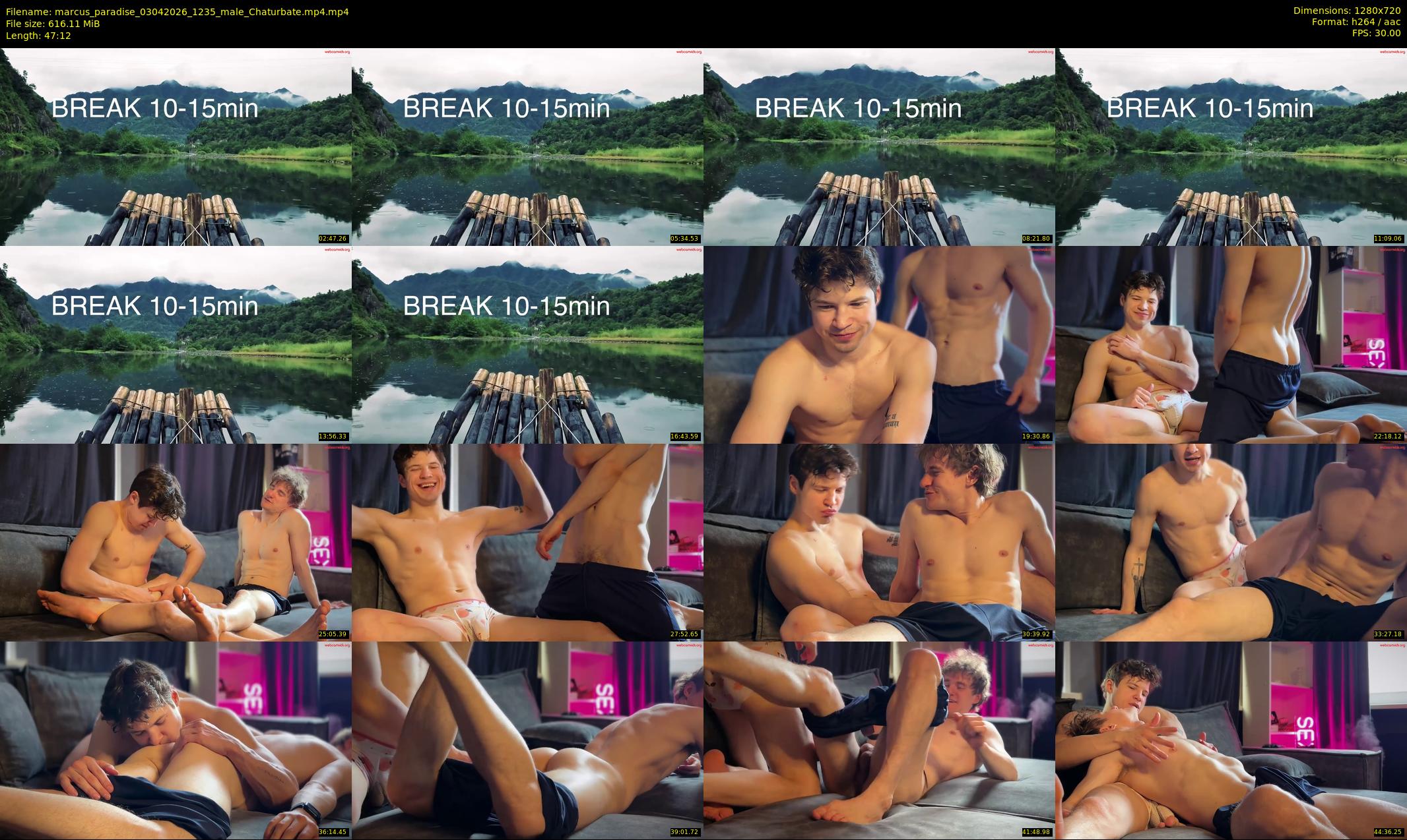 marcus_paradise — 48 minute Chaturbate male cam show recording, 720p, Apr 3, 2026