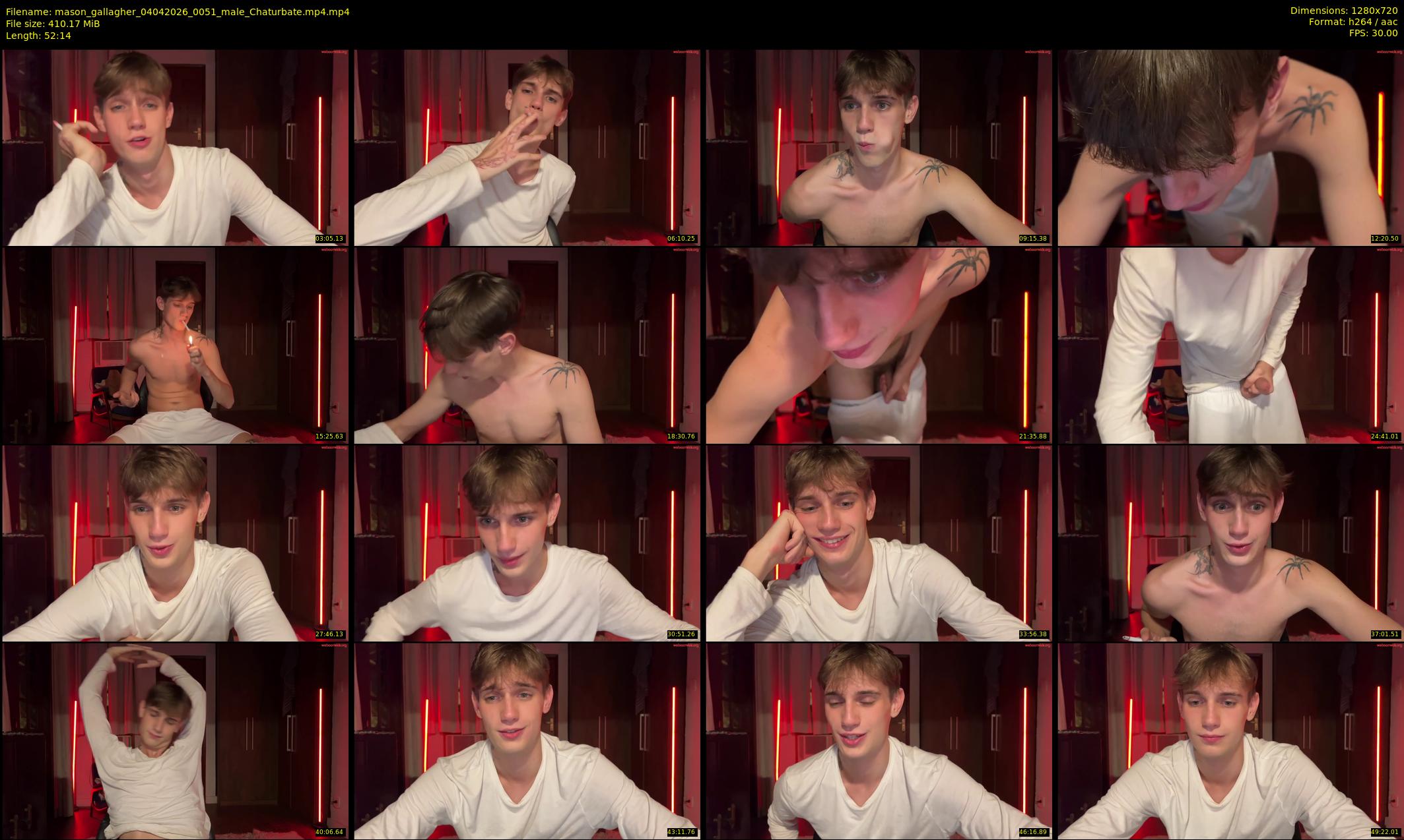 mason_gallagher — 53 minute Chaturbate male cam show recording, 720p, Apr 4, 2026