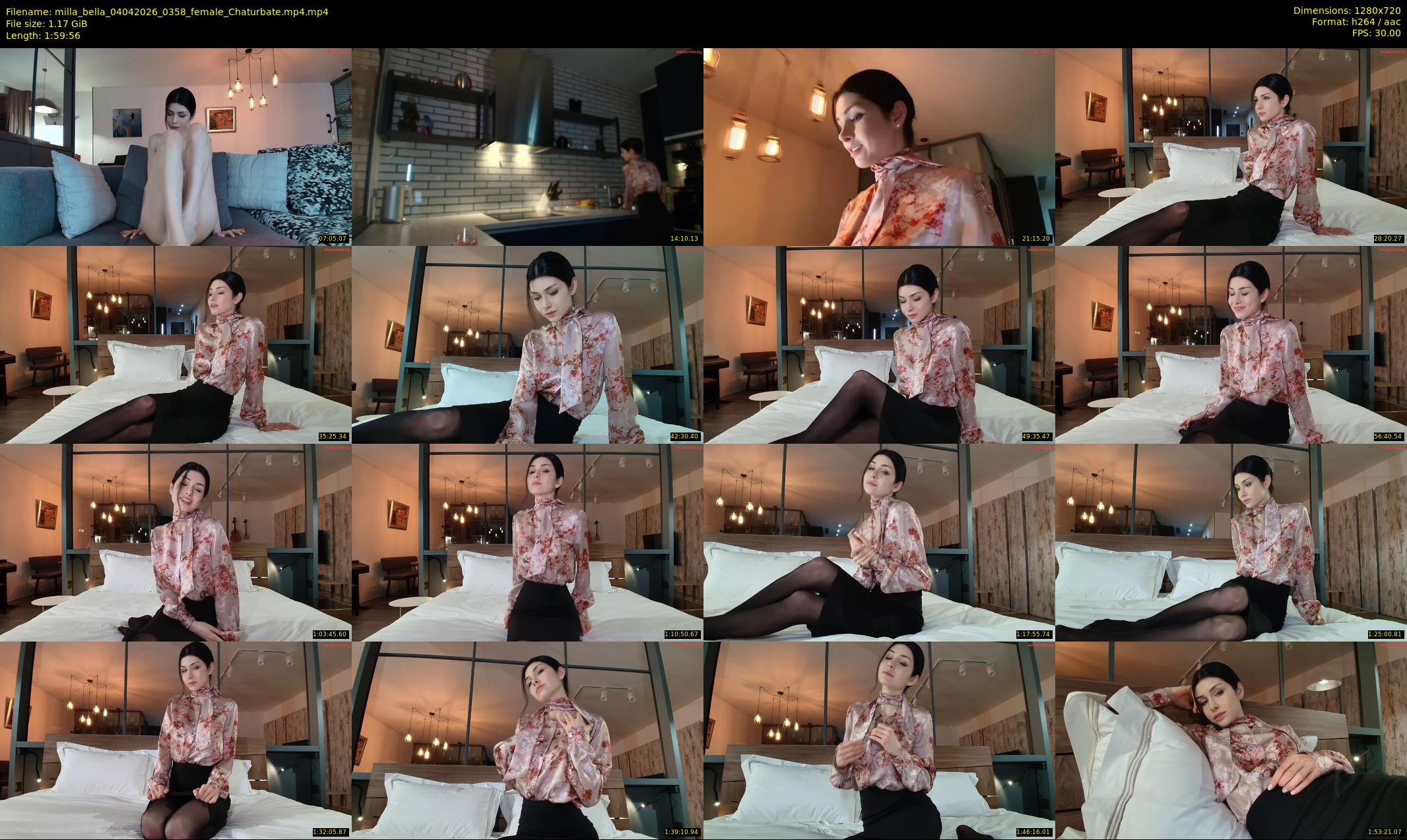 milla_bella — 120 minute Chaturbate female cam show recording, 720p, Apr 4, 2026
