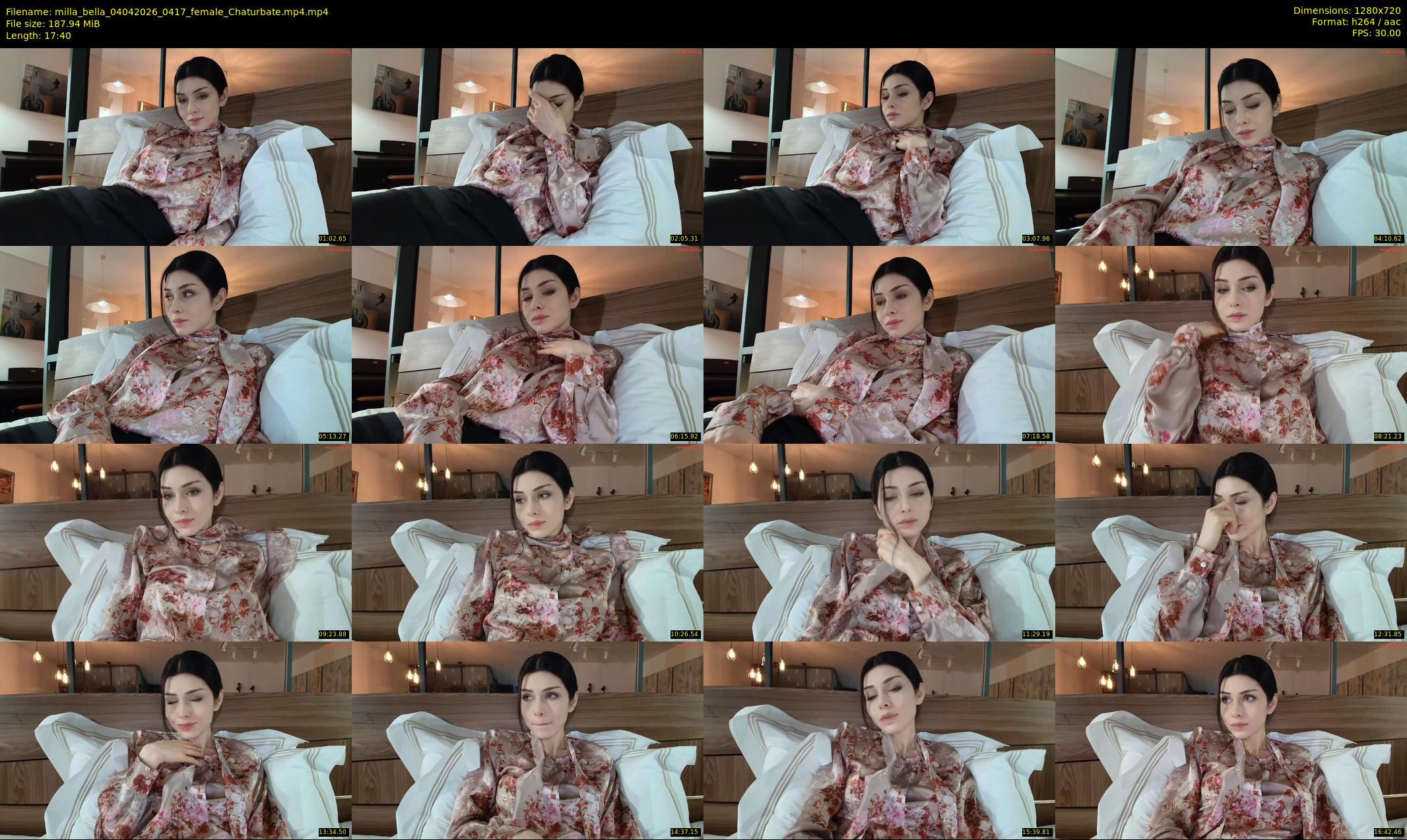 milla_bella — 18 minute Chaturbate female cam show recording, 720p, Apr 4, 2026