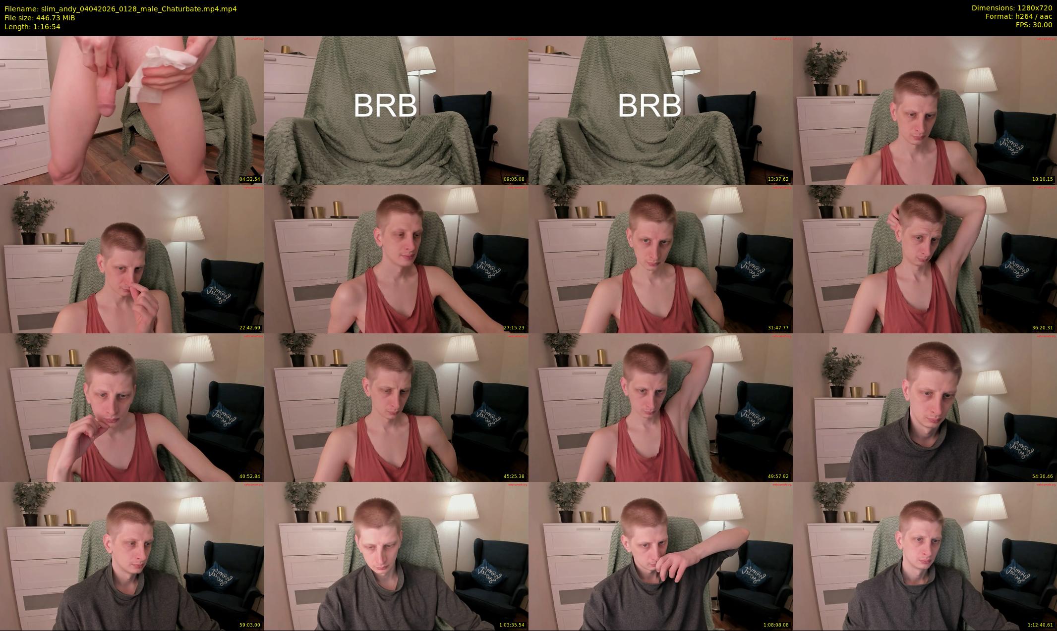 slim_andy — 77 minute Chaturbate male cam show recording, 720p, Apr 4, 2026
