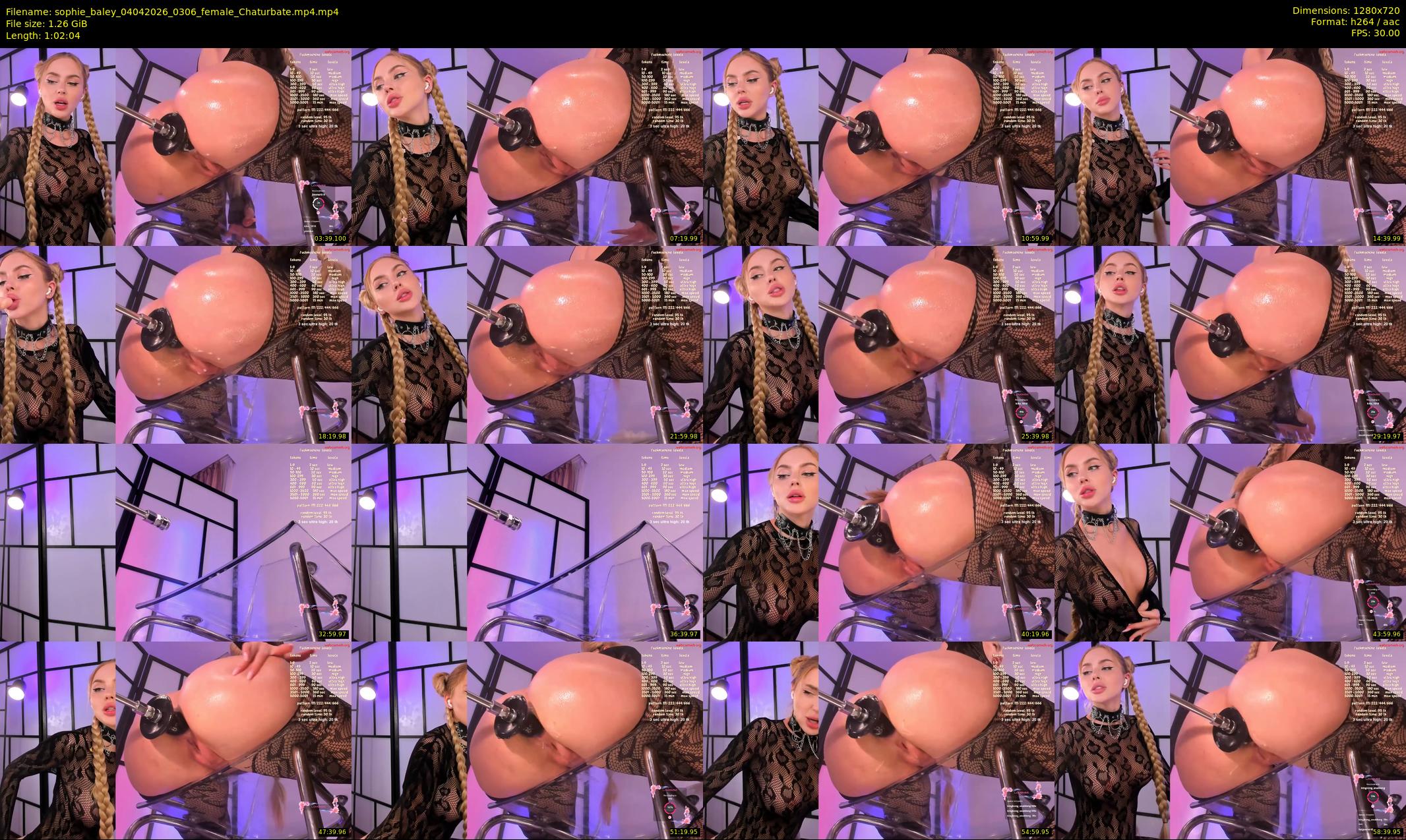 sophie_baley — 63 minute Chaturbate female cam show recording, 720p, Apr 4, 2026
