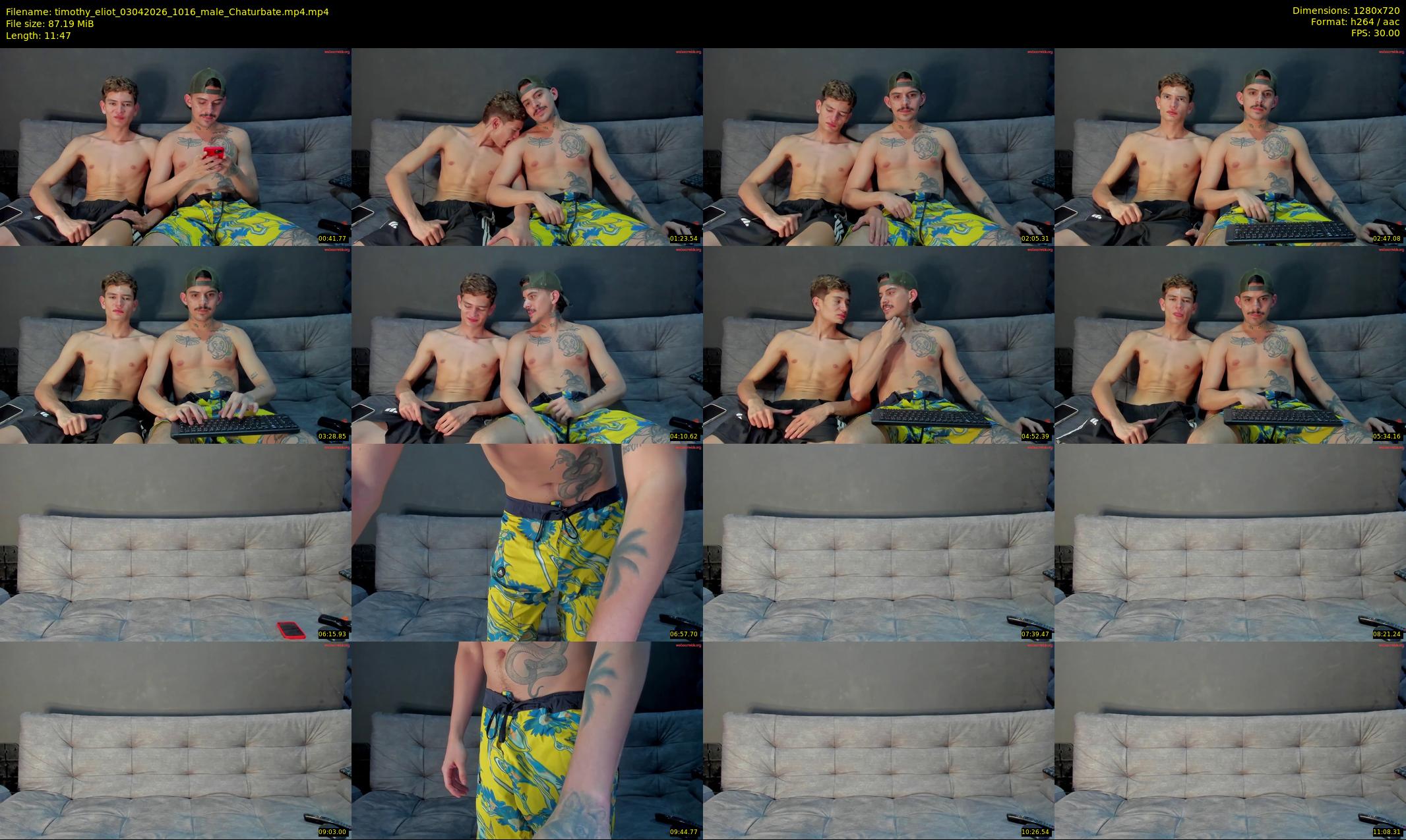 timothy_eliot — 12 minute Chaturbate male cam show recording, 720p, Apr 3, 2026