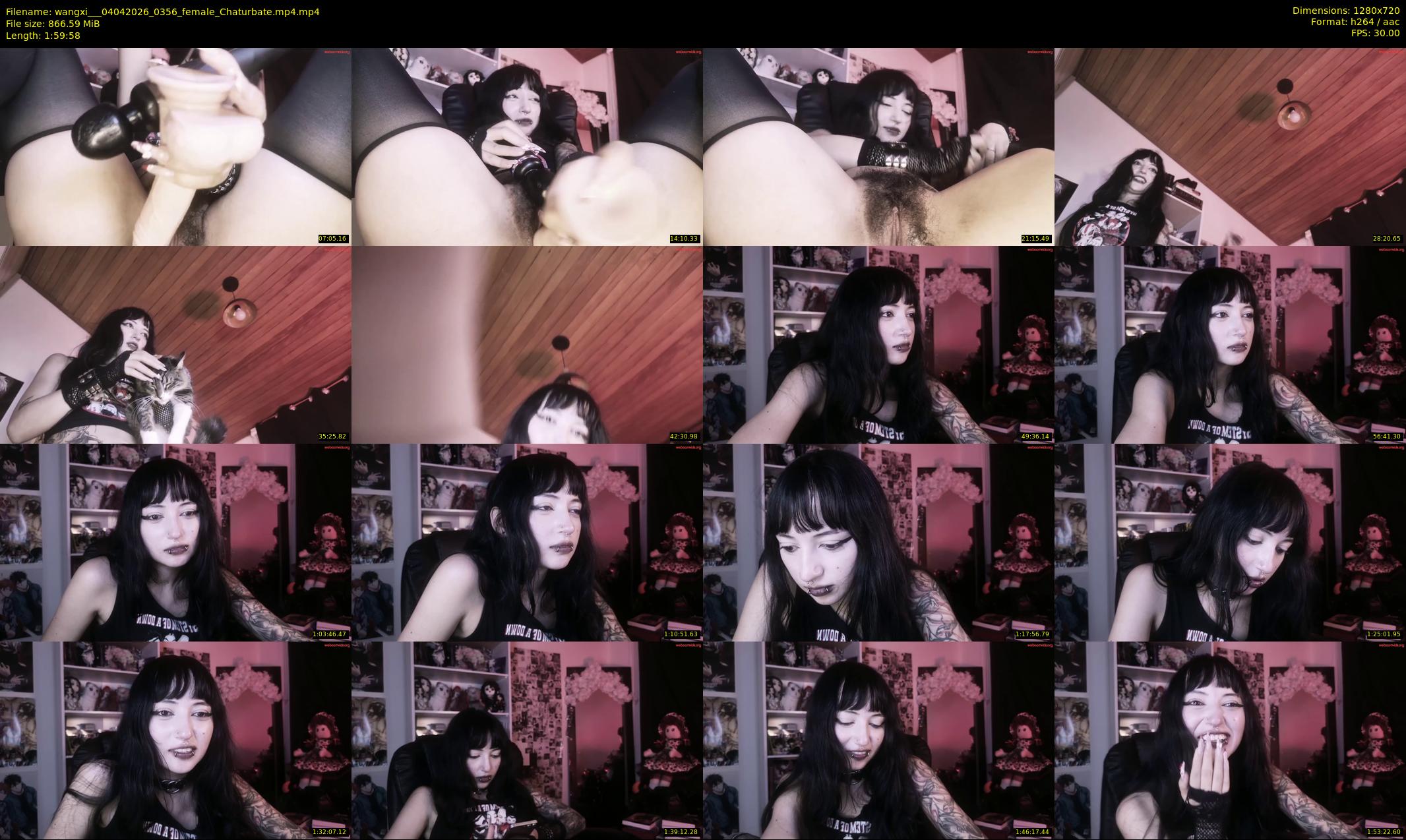wangxi__ — 120 minute Chaturbate female cam show recording, 720p, Apr 4, 2026