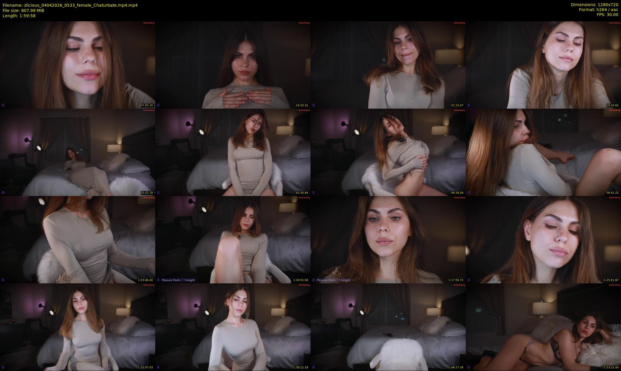 zlicious — 120 minute Chaturbate female cam show recording, 720p, Apr 4, 2026